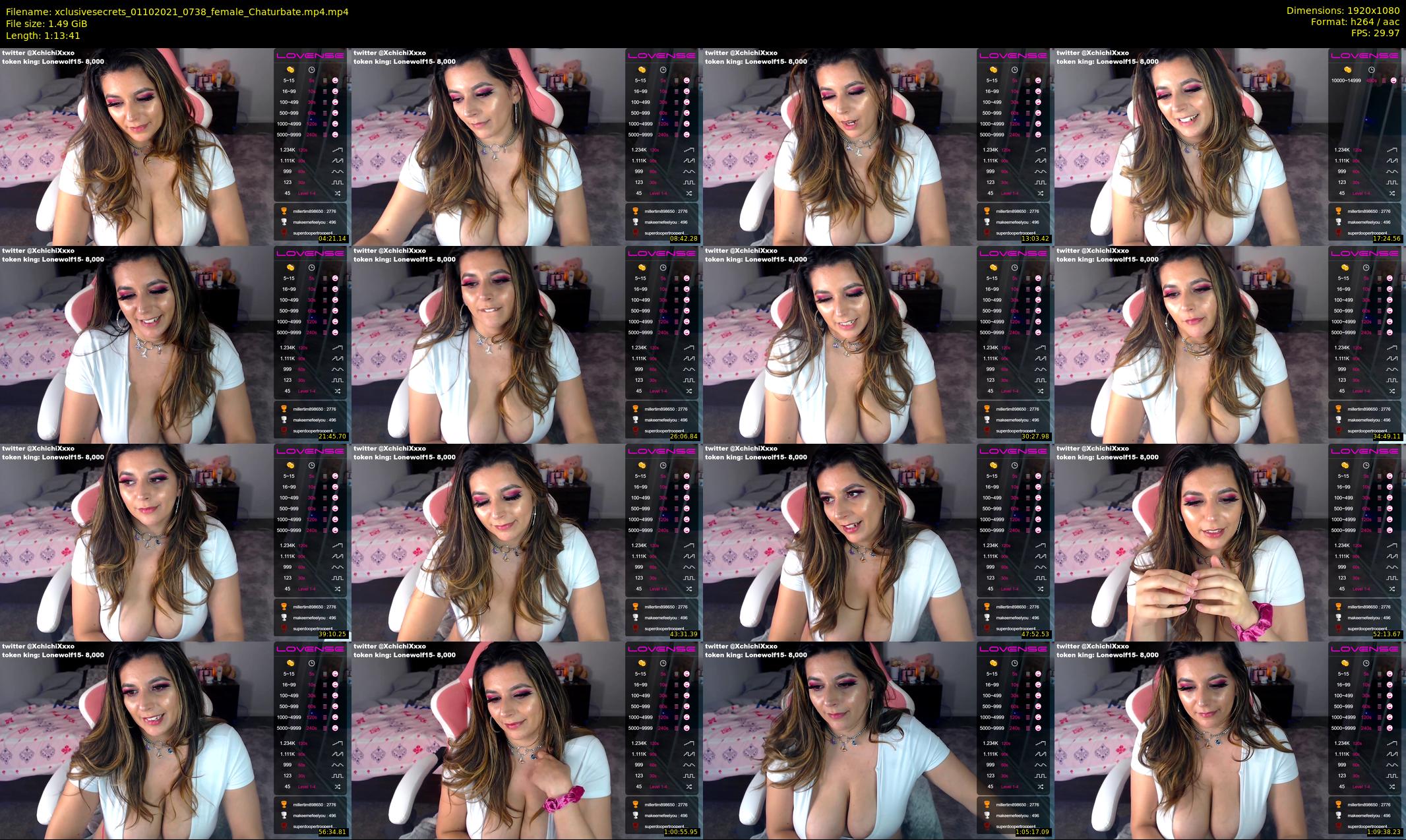 xclusivesecrets — 74 minute Chaturbate female cam show recording, 1080p, Oct 1, 2021