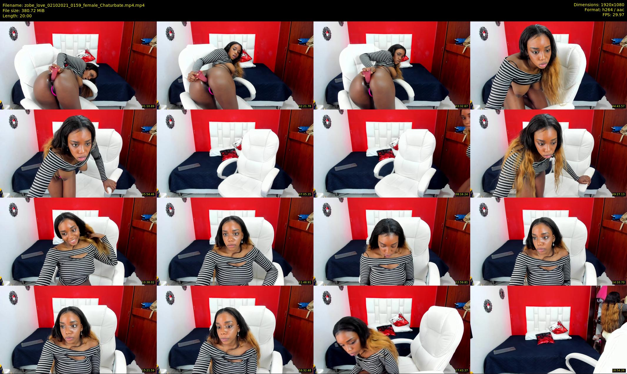 zobe_love — 20 minute Chaturbate female cam show recording, 1080p, Oct 2, 2021