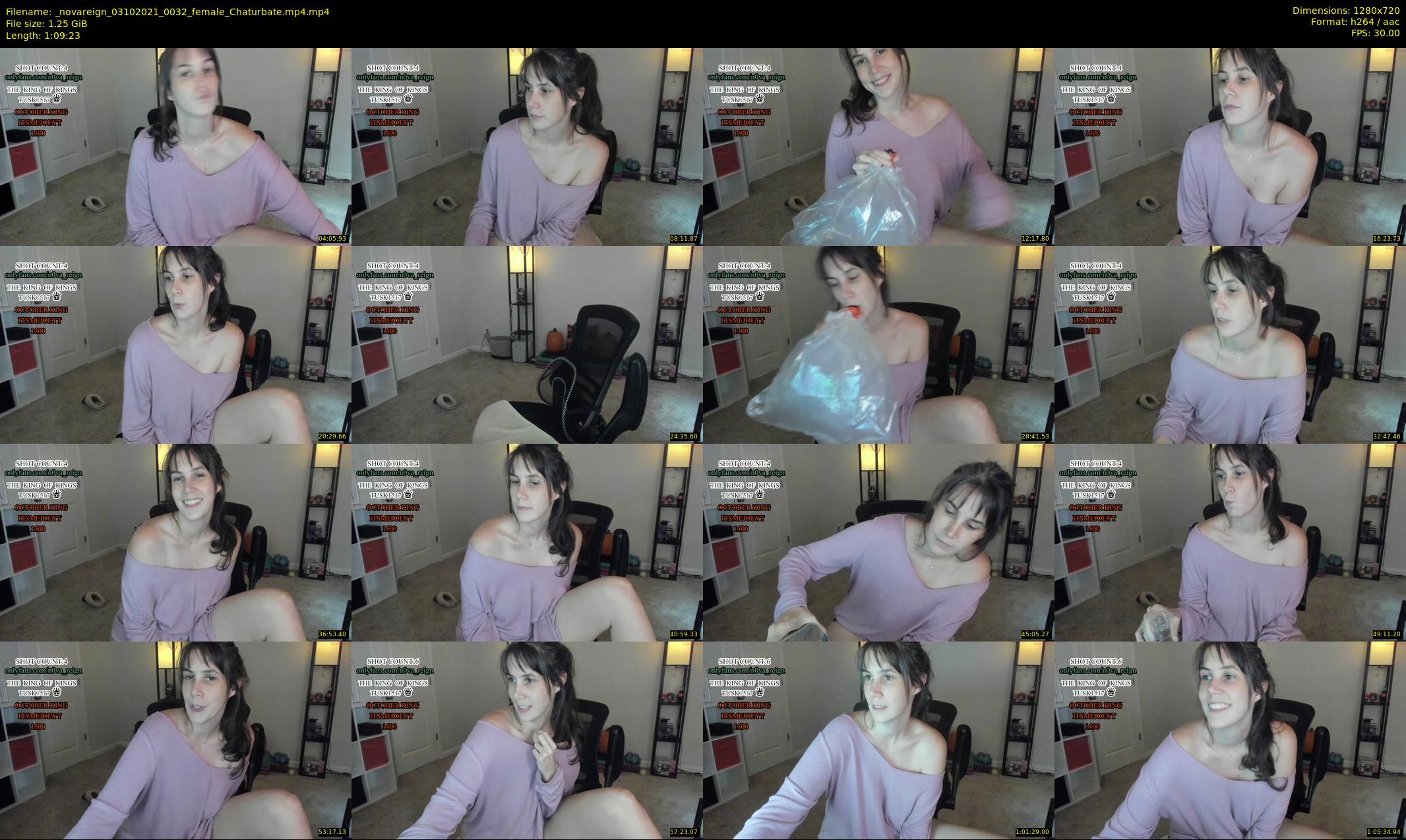 _novareign — 70 minute Chaturbate female cam show recording, 720p, Oct 3, 2021