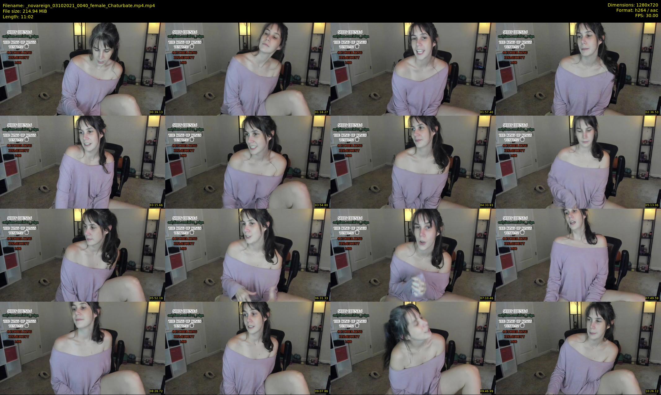 _novareign — 12 minute Chaturbate female cam show recording, 720p, Oct 3, 2021