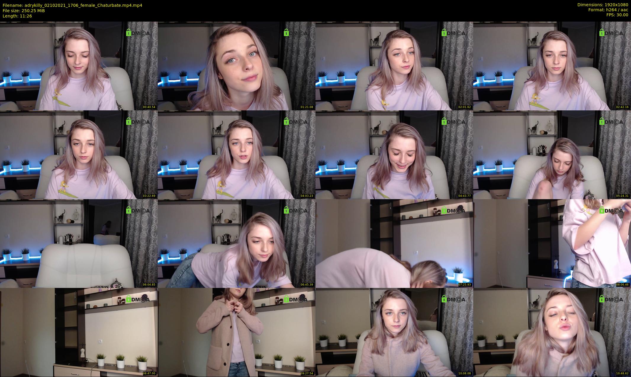 adrykilly — 12 minute Chaturbate female cam show recording, 1080p, Oct 2, 2021