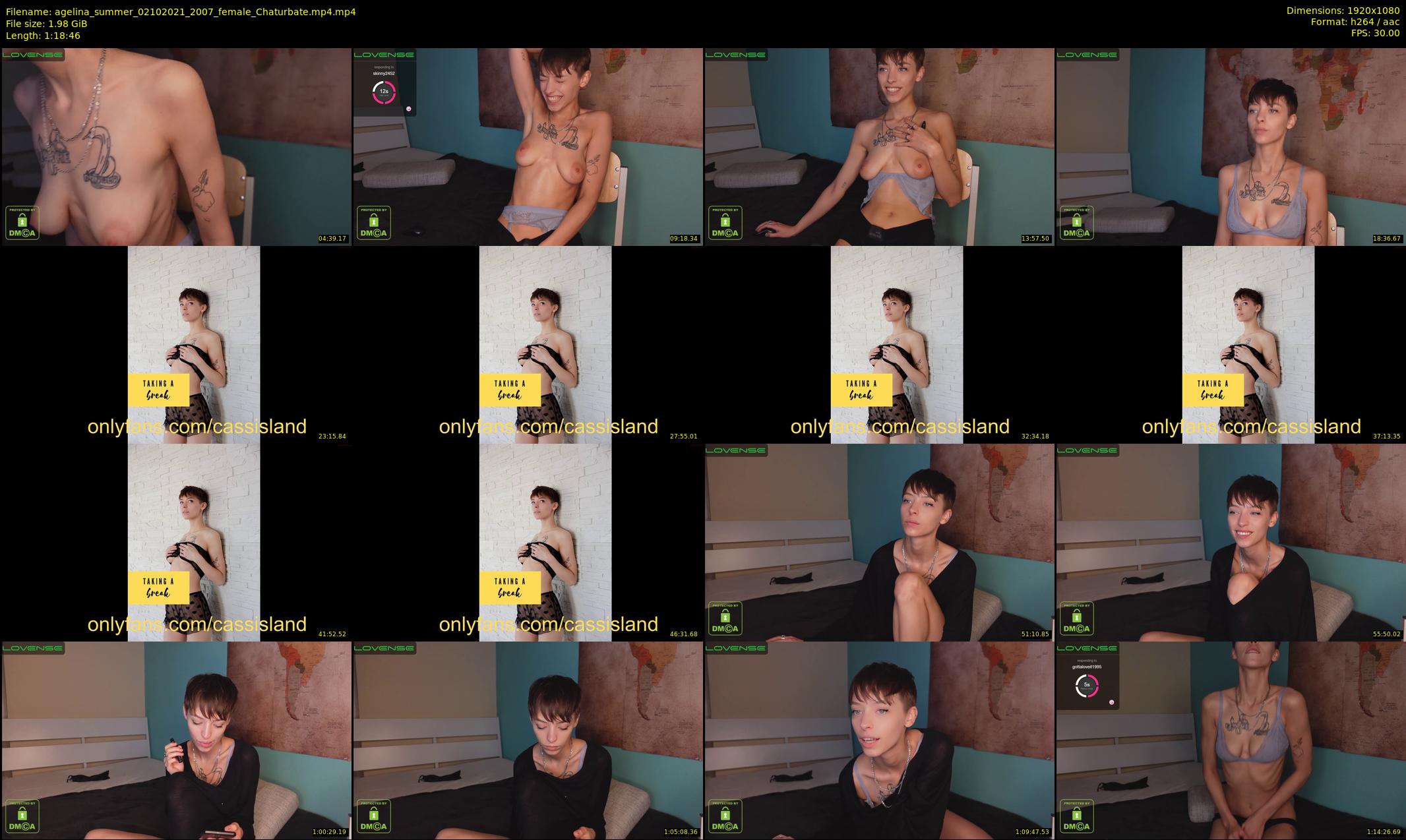 agelina_summer — 79 minute Chaturbate female cam show recording, 1080p, Oct 2, 2021