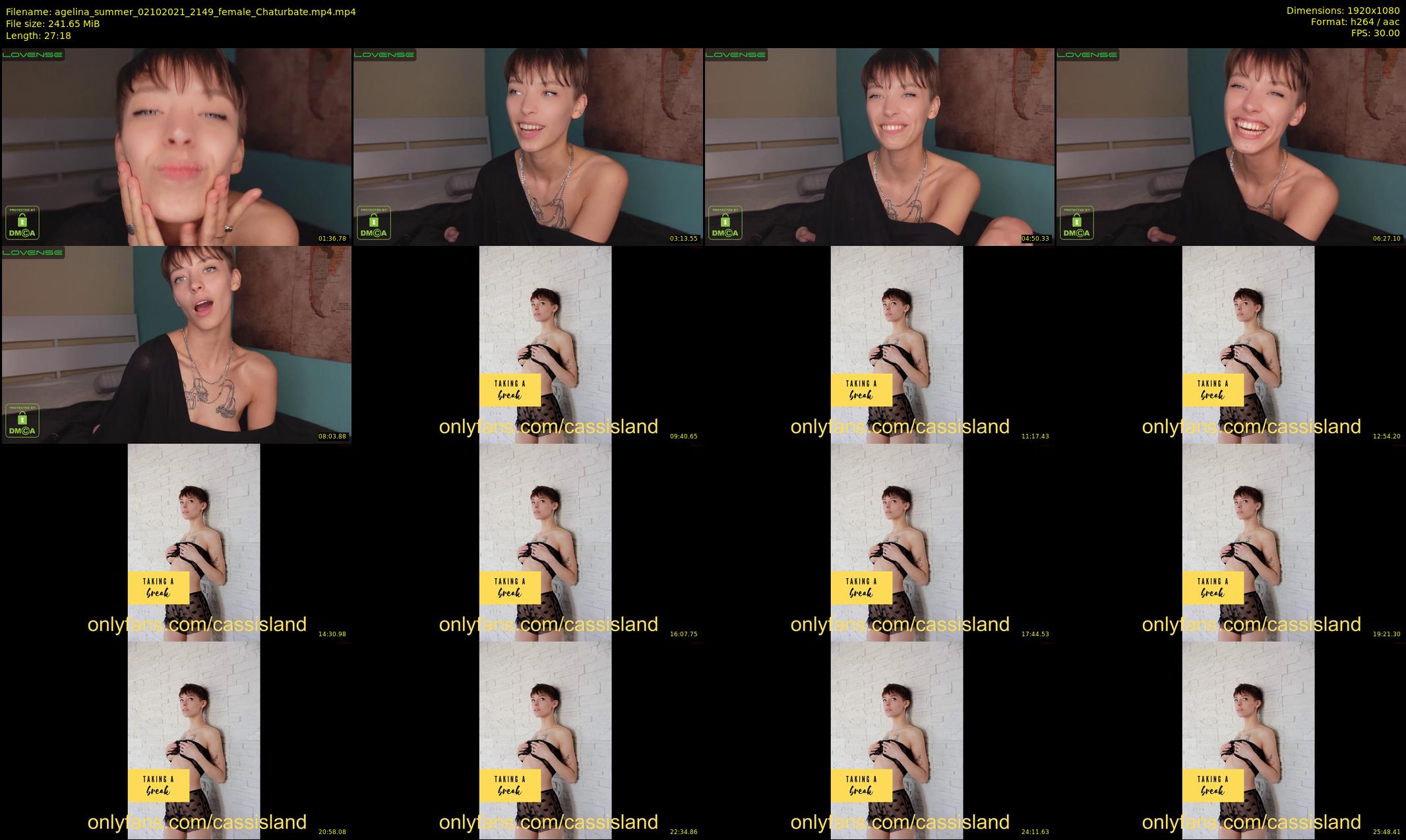 agelina_summer — 28 minute Chaturbate female cam show recording, 1080p, Oct 2, 2021