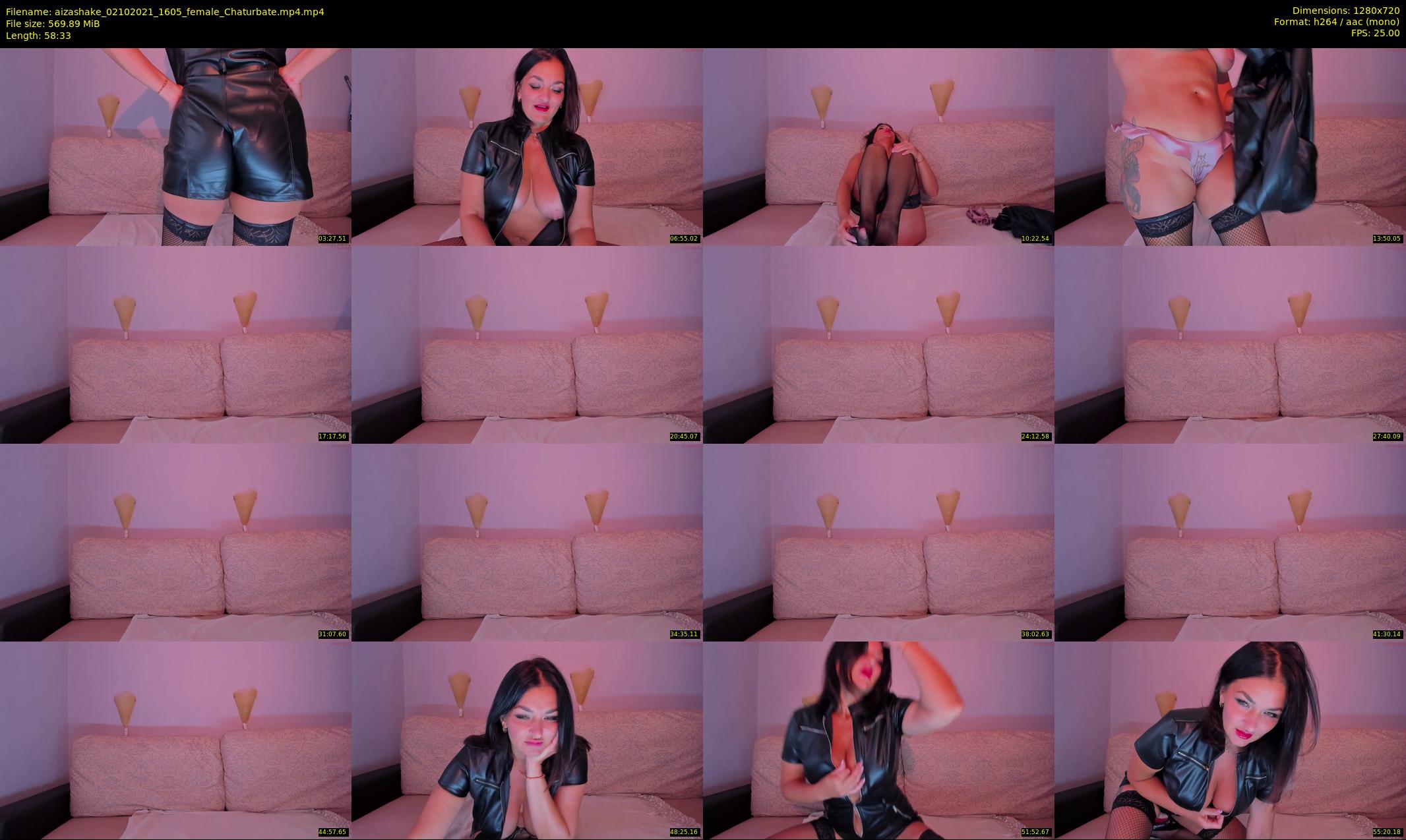 aizashake — 59 minute Chaturbate female cam show recording, 720p, Oct 2, 2021