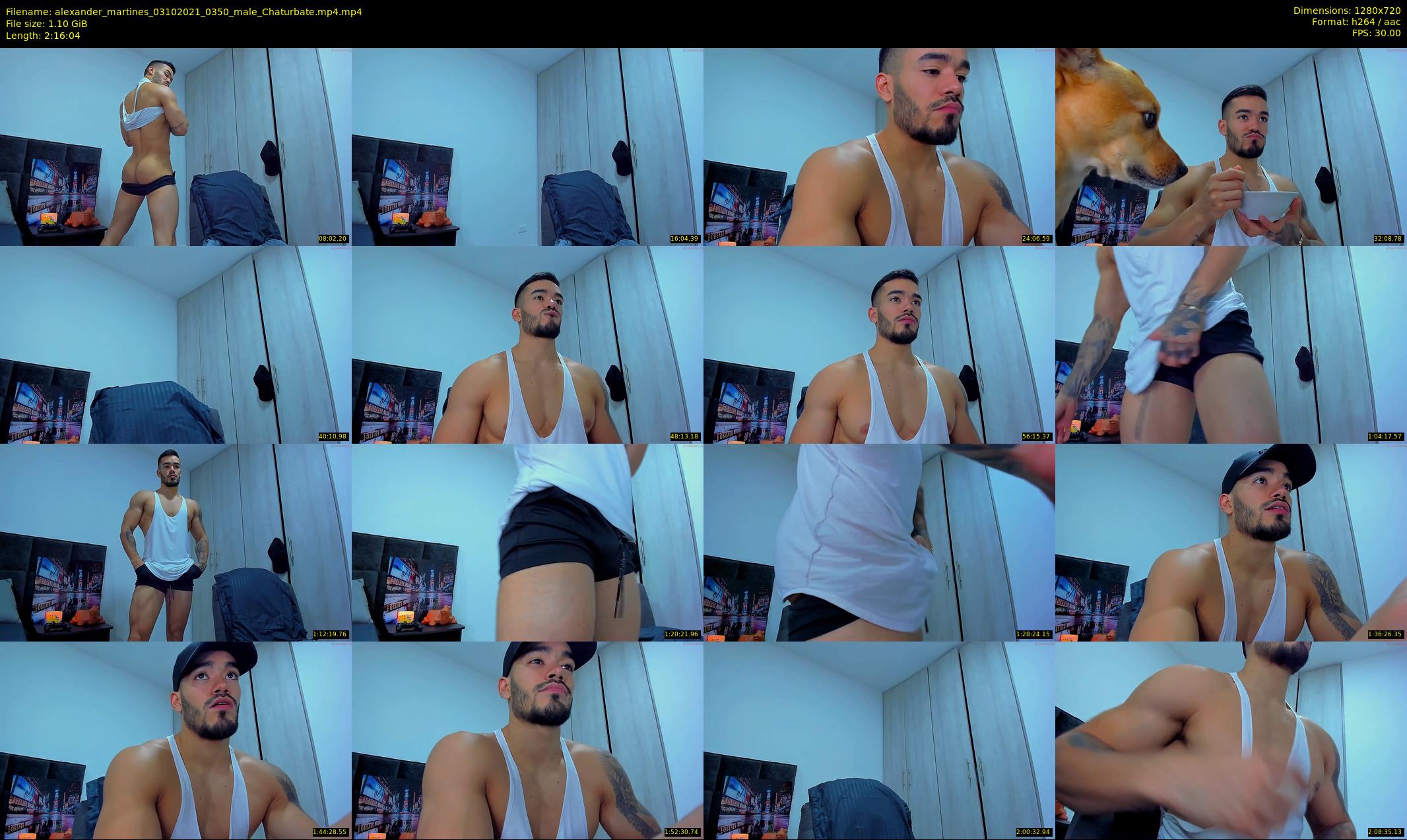 alexander_martines — 137 minute Chaturbate male cam show recording, 720p, Oct 3, 2021