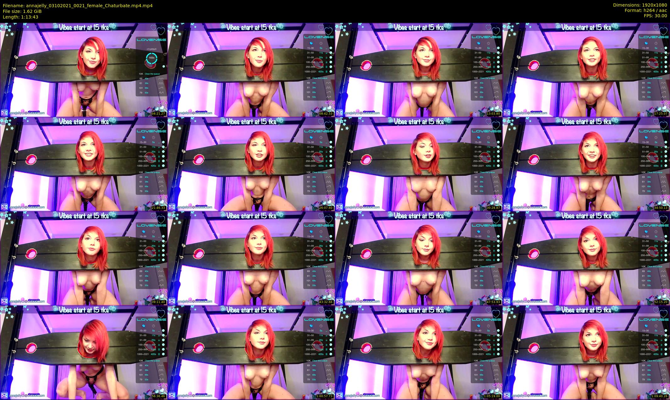 annajelly — 74 minute Chaturbate couple cam show recording, 1080p, Oct 3, 2021
