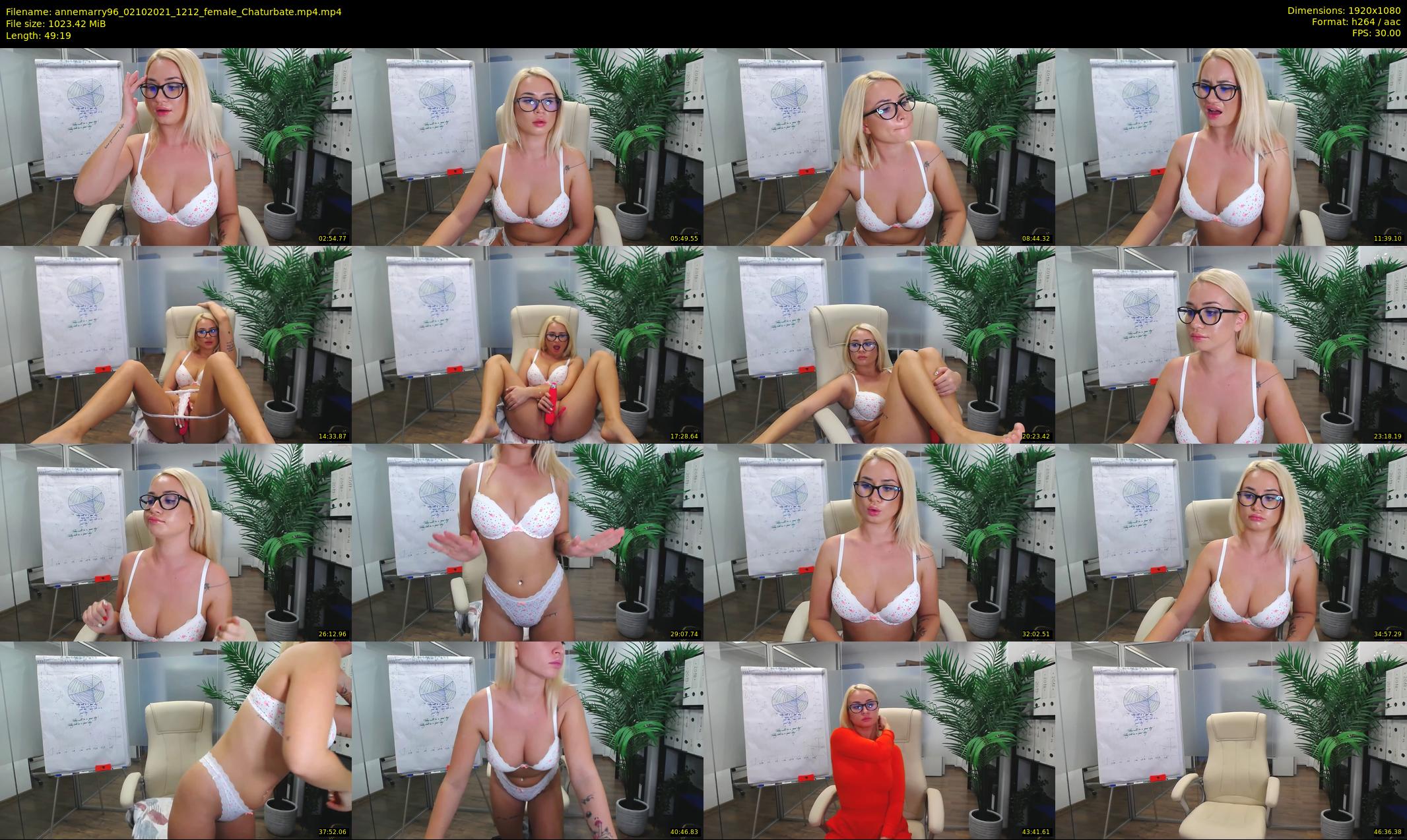 annemarry96 — 50 minute Chaturbate female cam show recording, 1080p, Oct 2, 2021