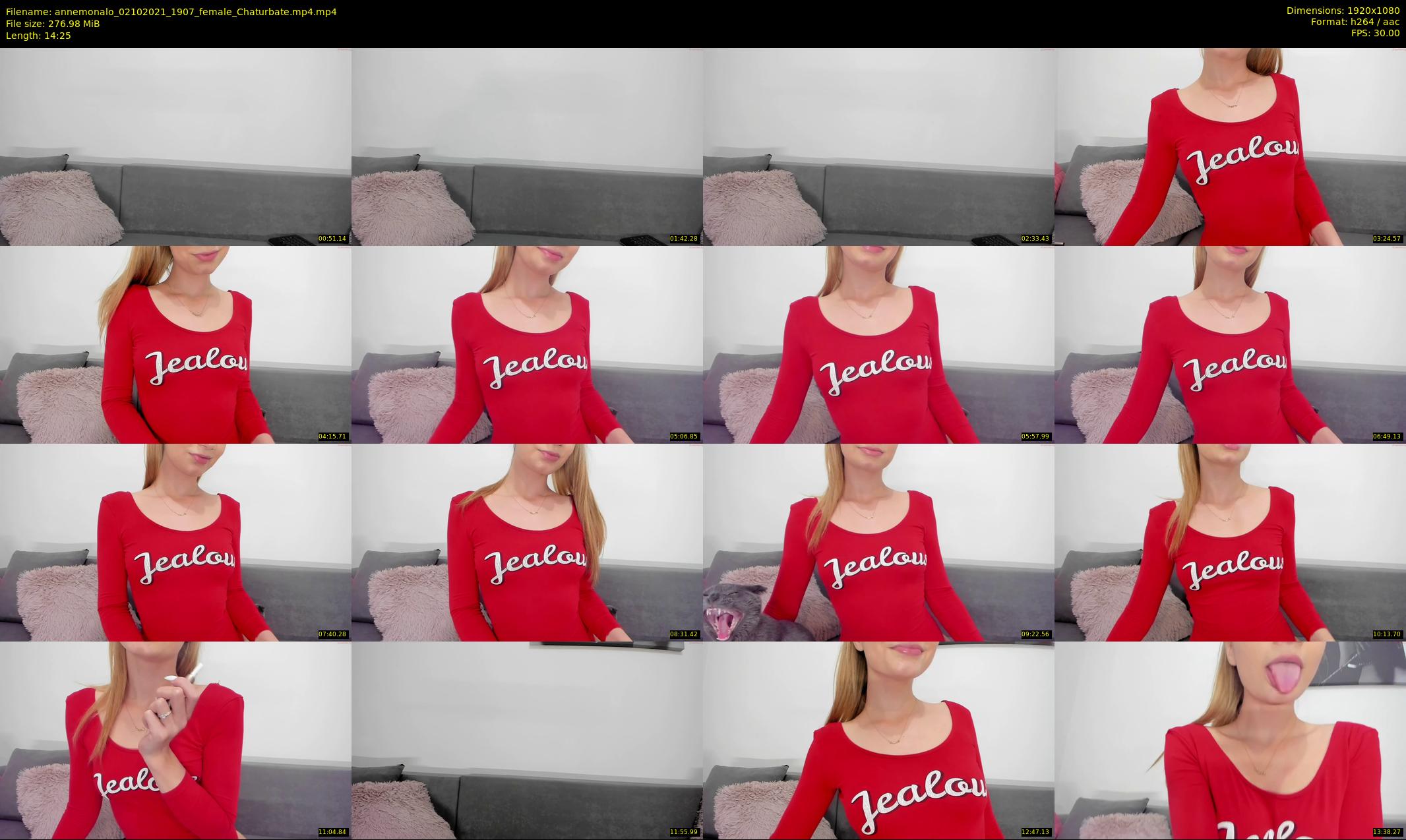 annemonalo — 15 minute Chaturbate female cam show recording, 1080p, Oct 2, 2021