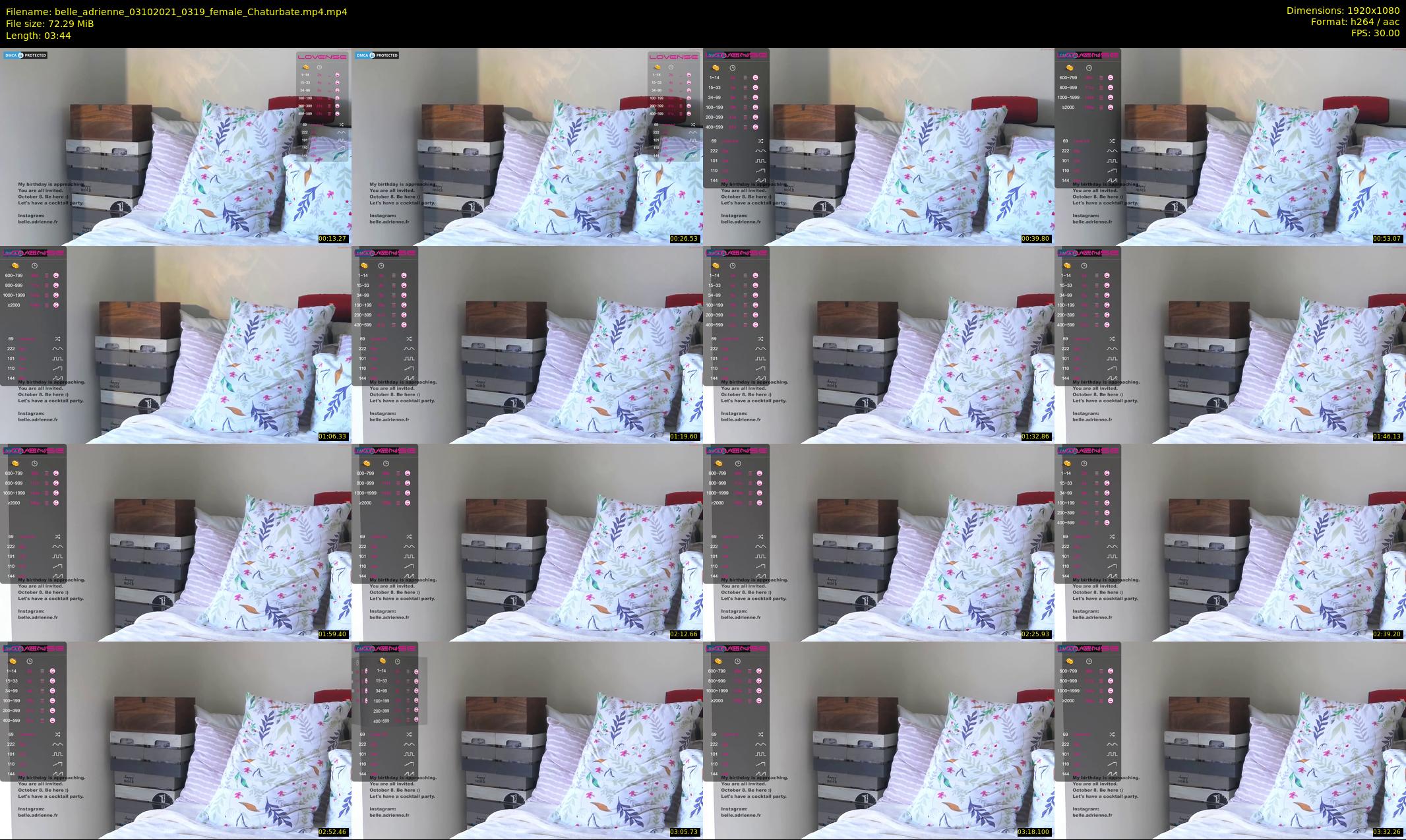 belle_adrienne — 4 minute Chaturbate couple cam show recording, 1080p, Oct 3, 2021