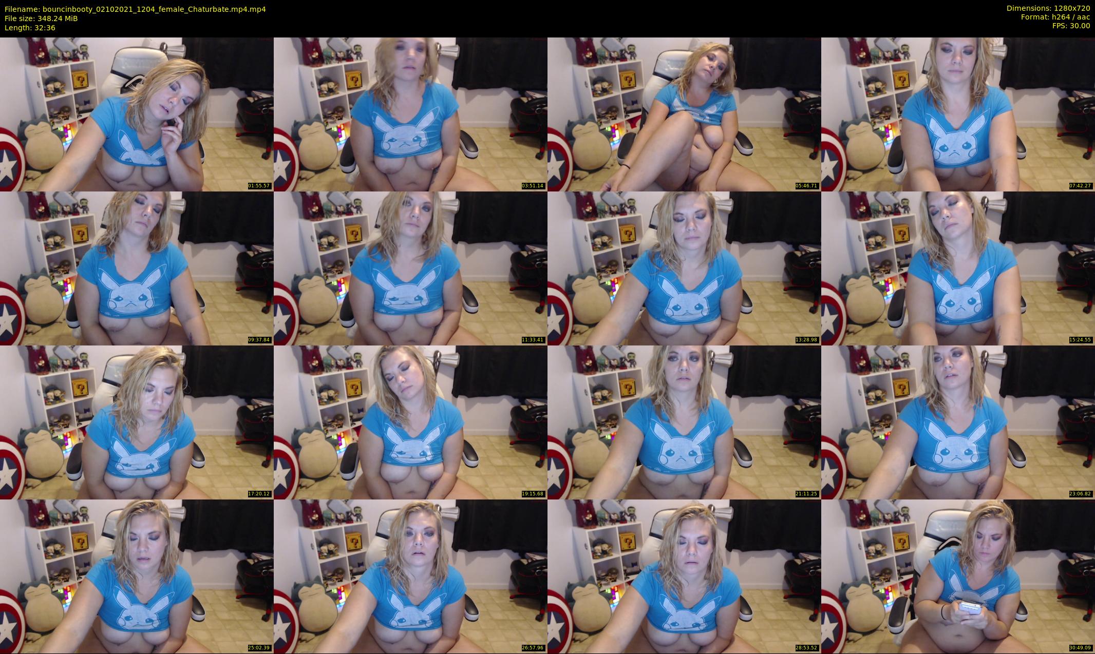 bouncinbooty — 33 minute Chaturbate female cam show recording, 720p, Oct 2, 2021