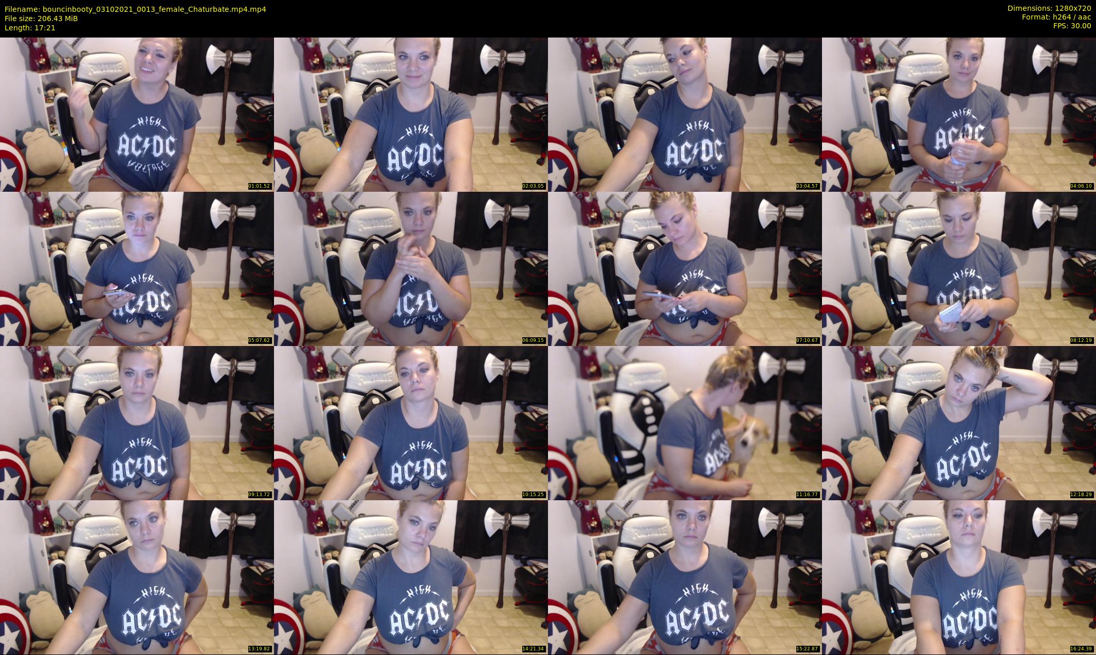 bouncinbooty — 18 minute Chaturbate female cam show recording, 720p, Oct 3, 2021
