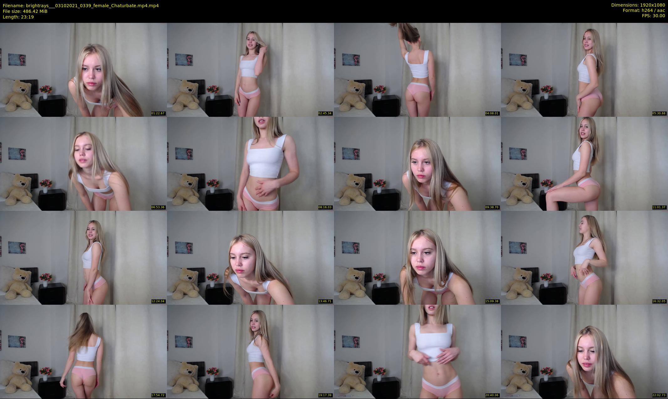 brightrays__ — 24 minute Chaturbate female cam show recording, 1080p, Oct 3, 2021