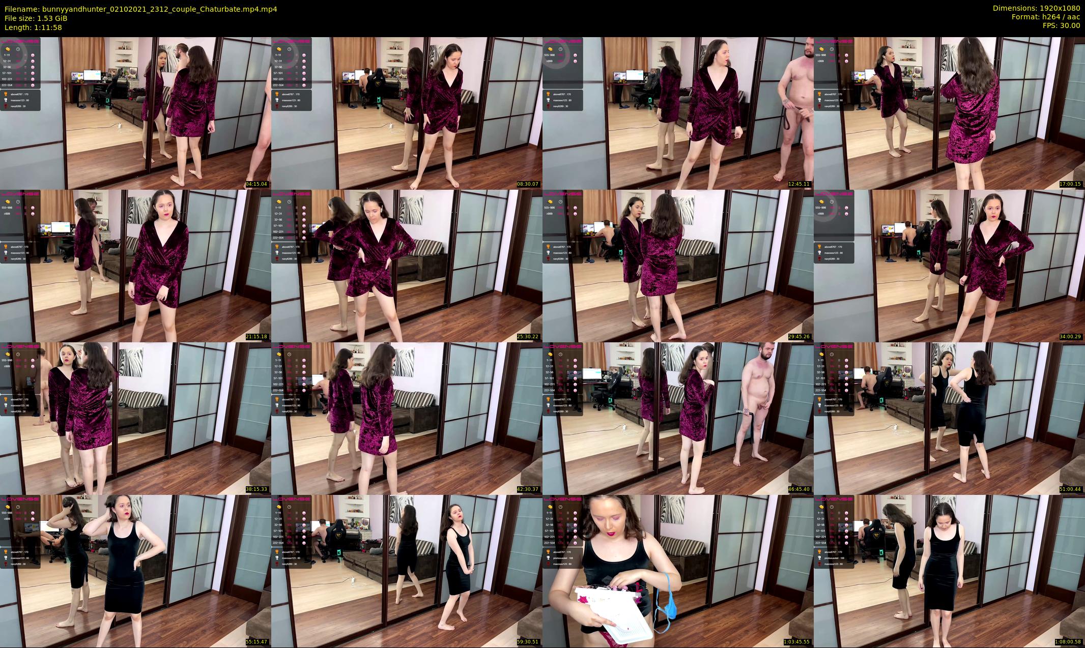 bunnyyandhunter — 72 minute Chaturbate couple cam show recording, 1080p, Oct 2, 2021