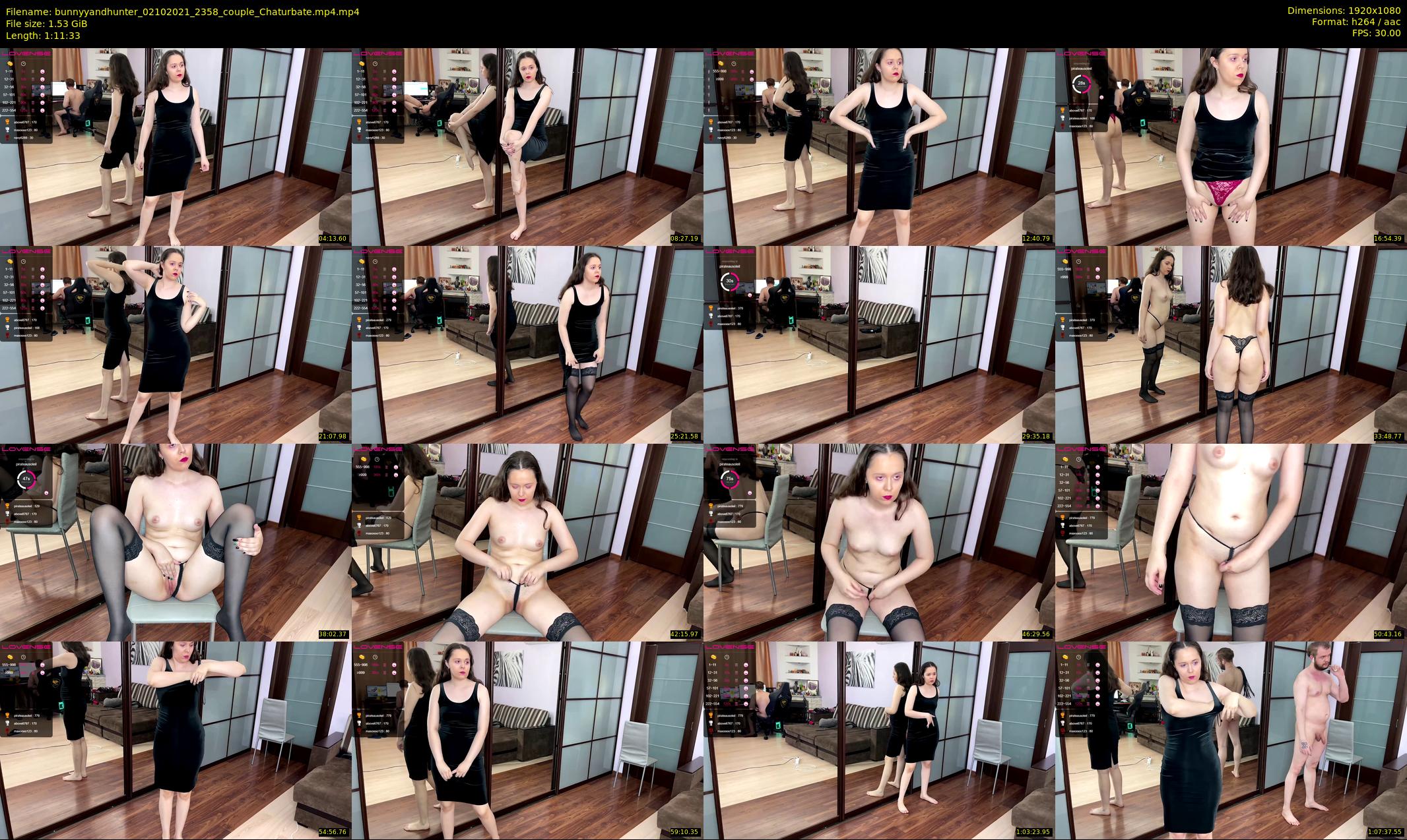 bunnyyandhunter — 72 minute Chaturbate couple cam show recording, 1080p, Oct 2, 2021
