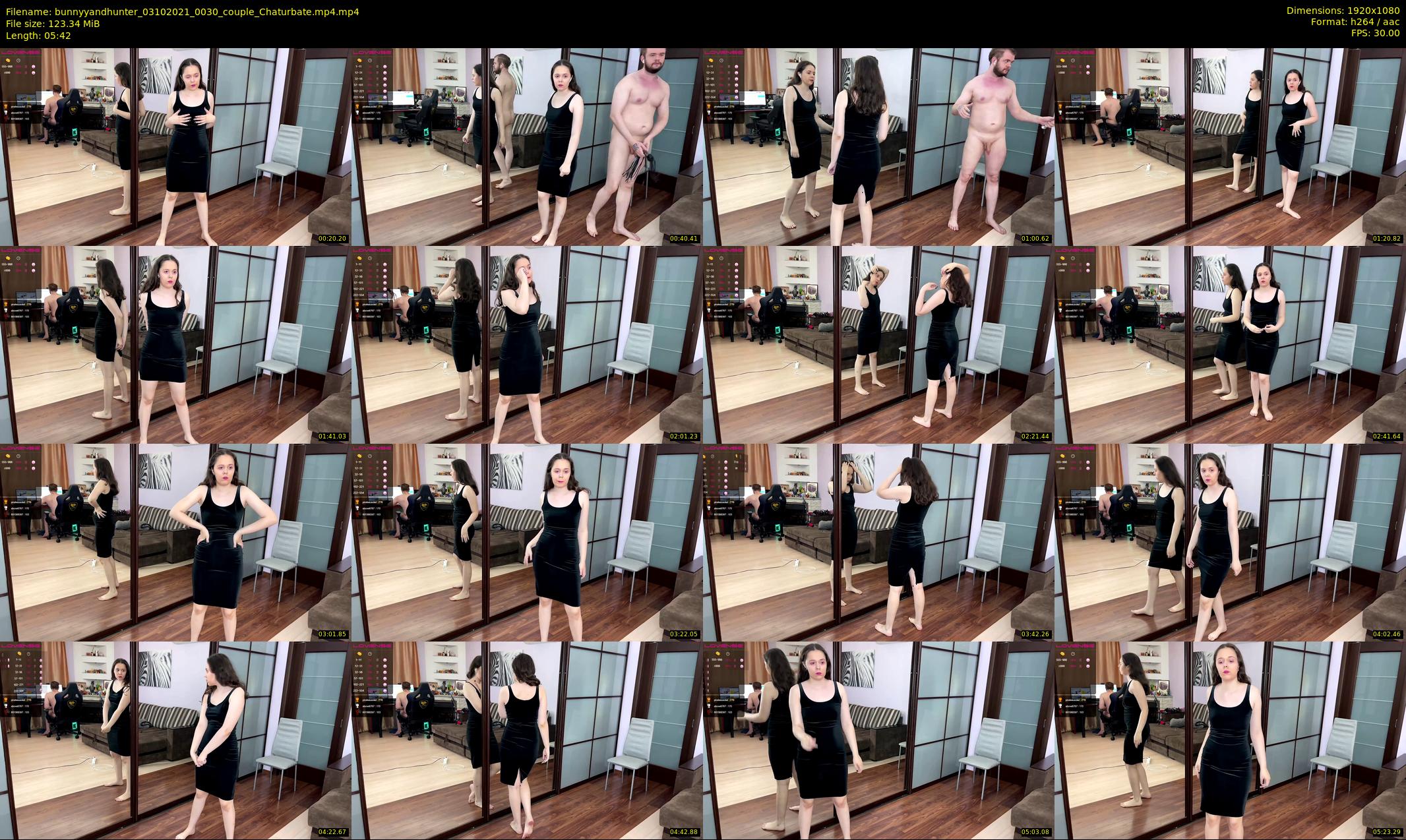 bunnyyandhunter — 6 minute Chaturbate couple cam show recording, 1080p, Oct 3, 2021