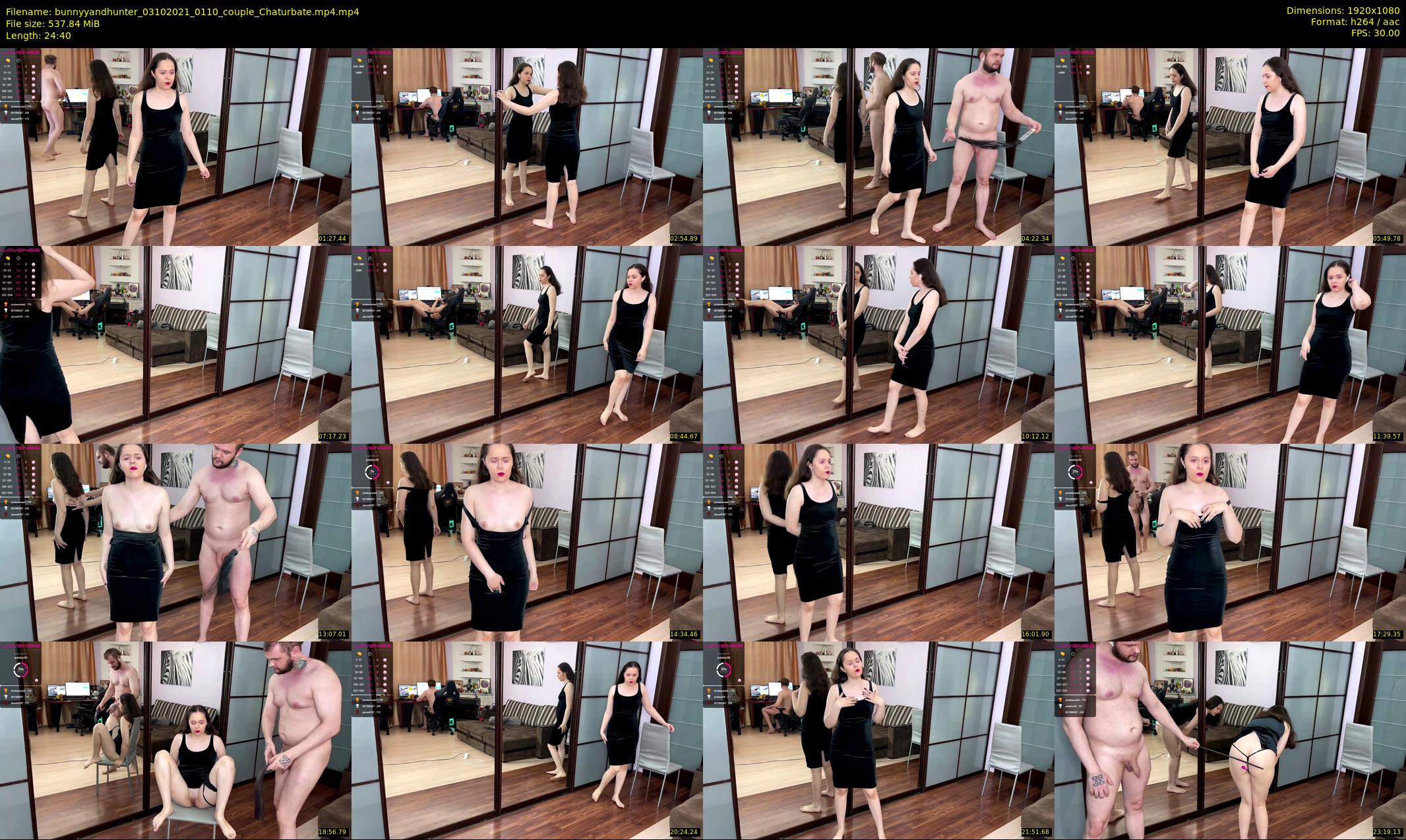 bunnyyandhunter — 25 minute Chaturbate couple cam show recording, 1080p, Oct 3, 2021