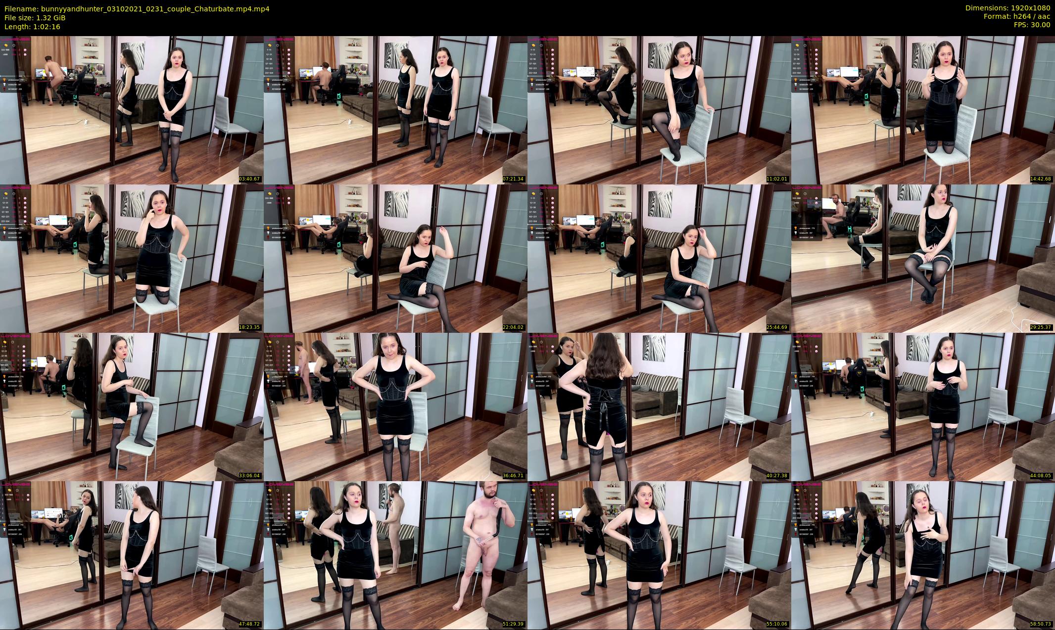 bunnyyandhunter — 63 minute Chaturbate couple cam show recording, 1080p, Oct 3, 2021