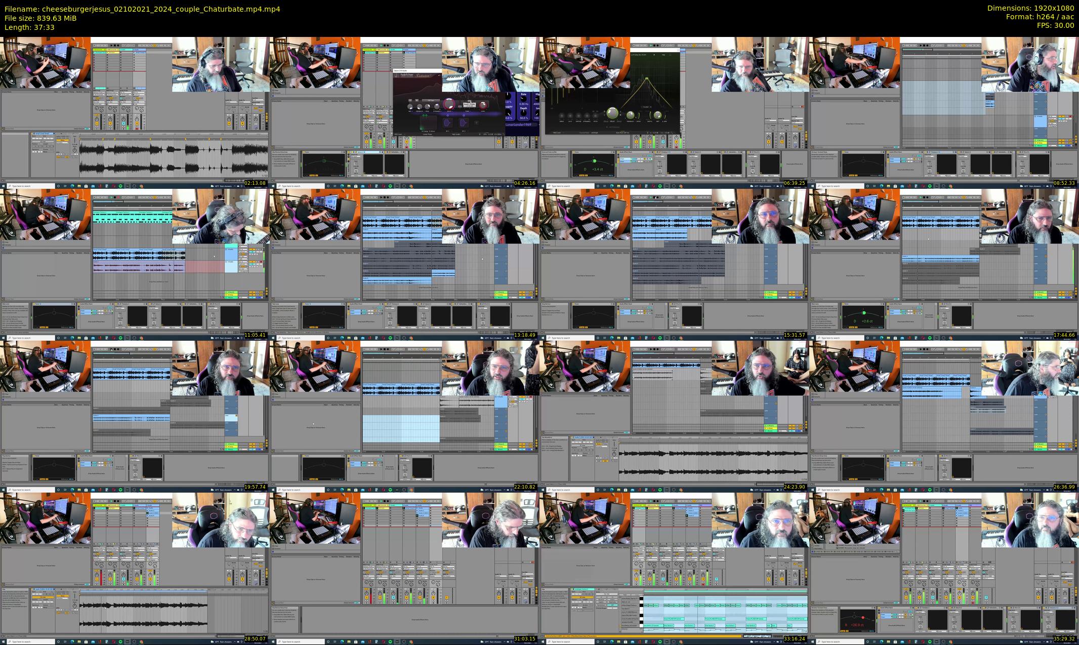 cheeseburgerjesus — 38 minute Chaturbate couple cam show recording, 1080p, Oct 2, 2021
