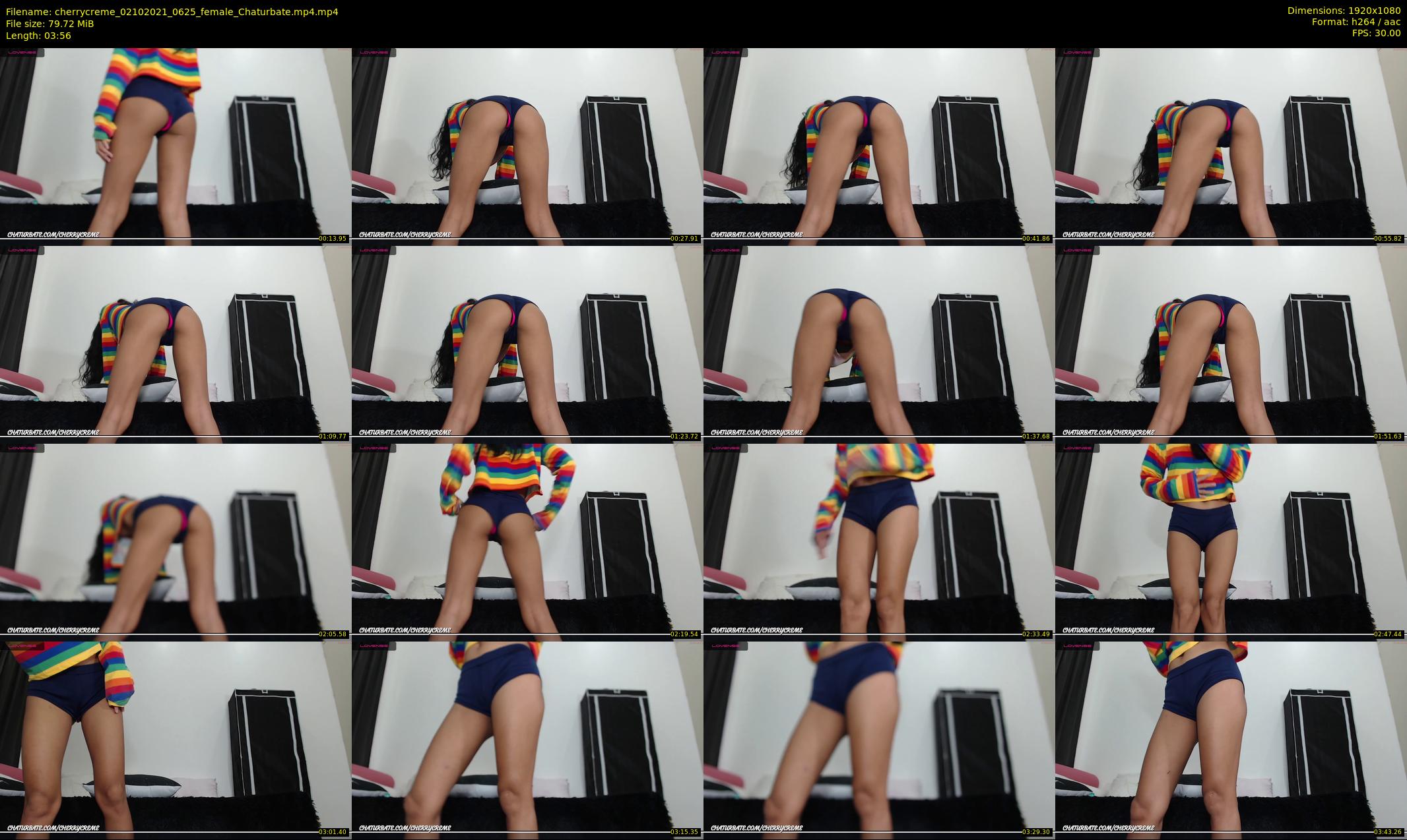 cherrycreme — 4 minute Chaturbate female cam show recording, 1080p, Oct 2, 2021