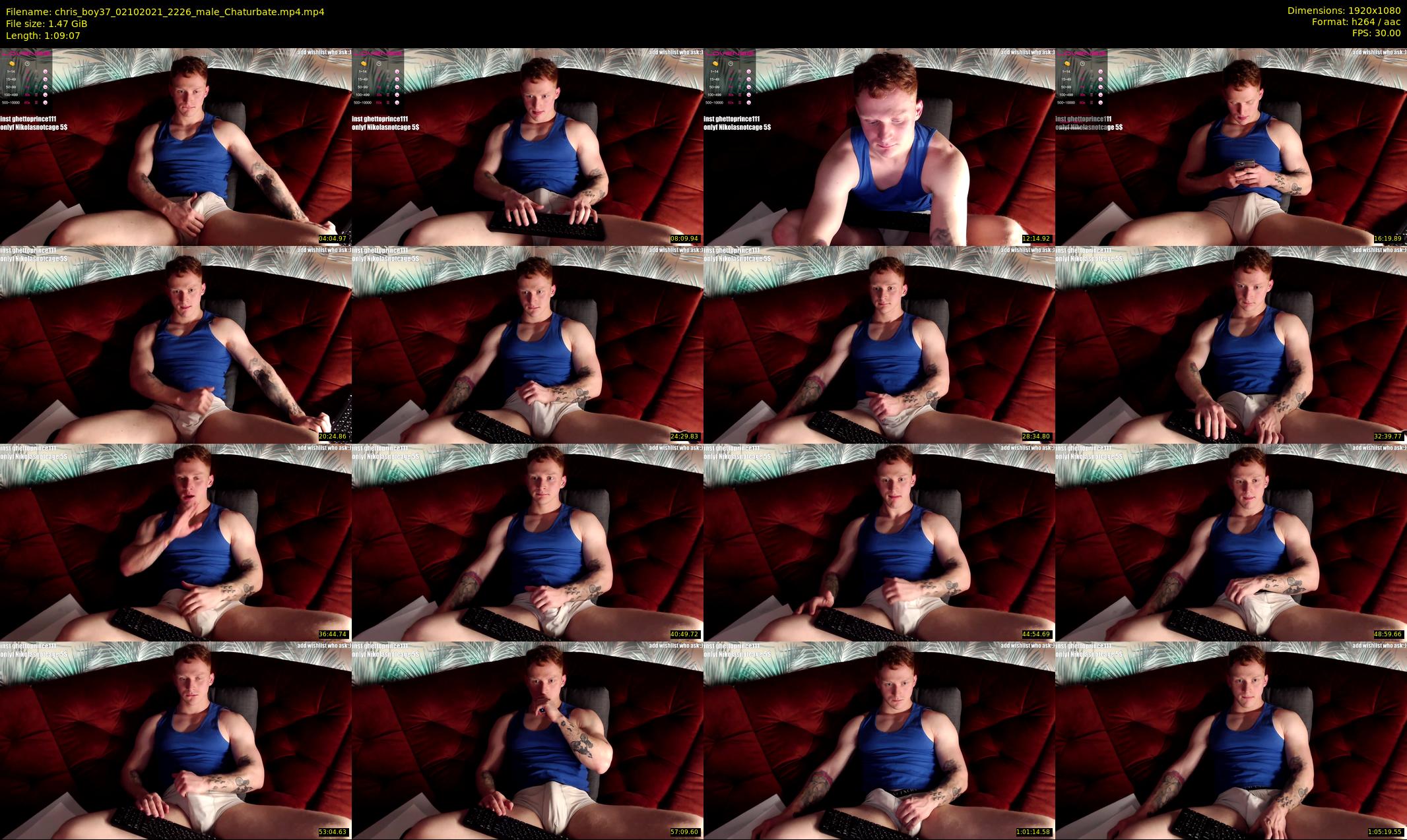 chris_boy37 — 70 minute Chaturbate male cam show recording, 1080p, Oct 2, 2021