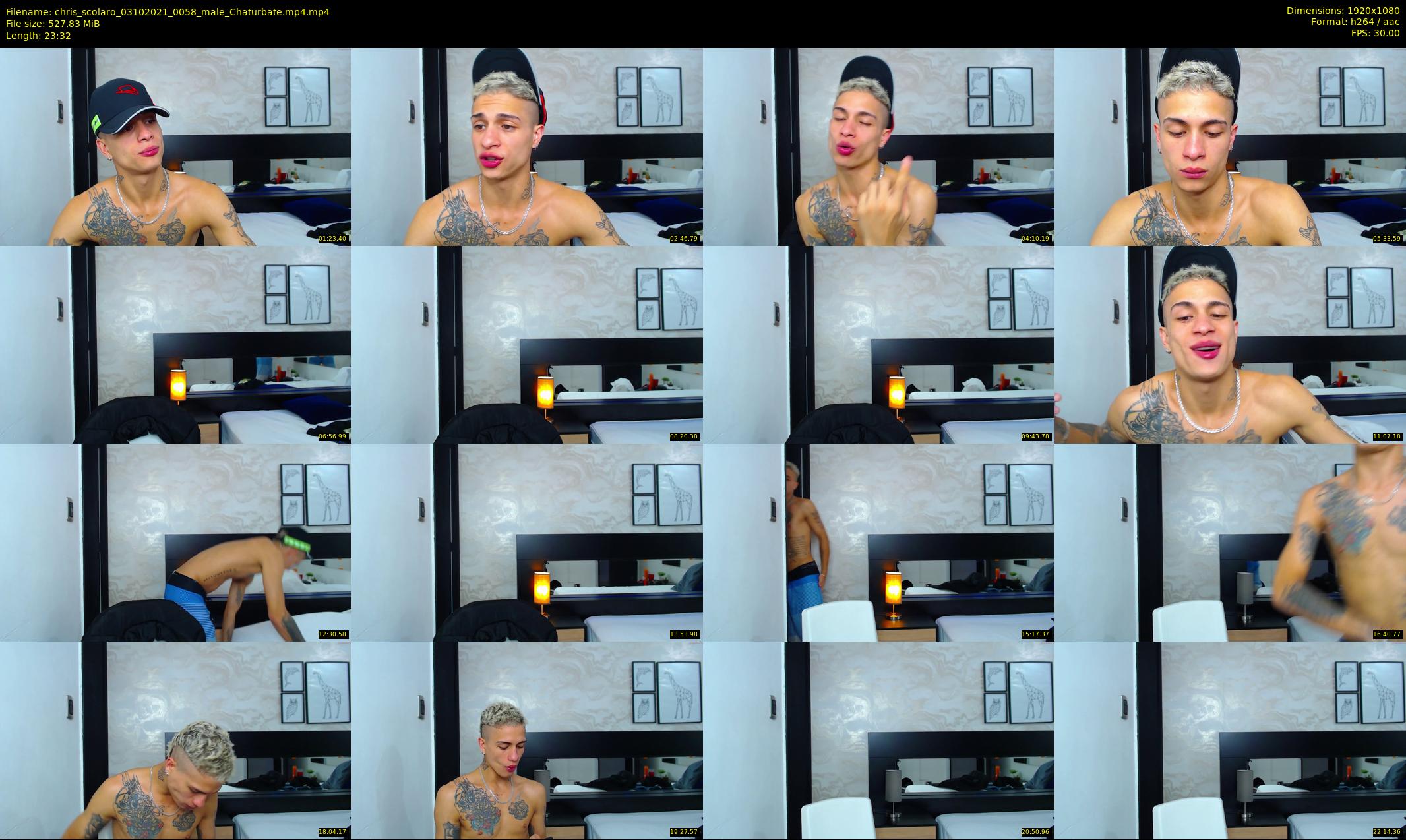 chris_scolaro — 24 minute Chaturbate male cam show recording, 1080p, Oct 3, 2021