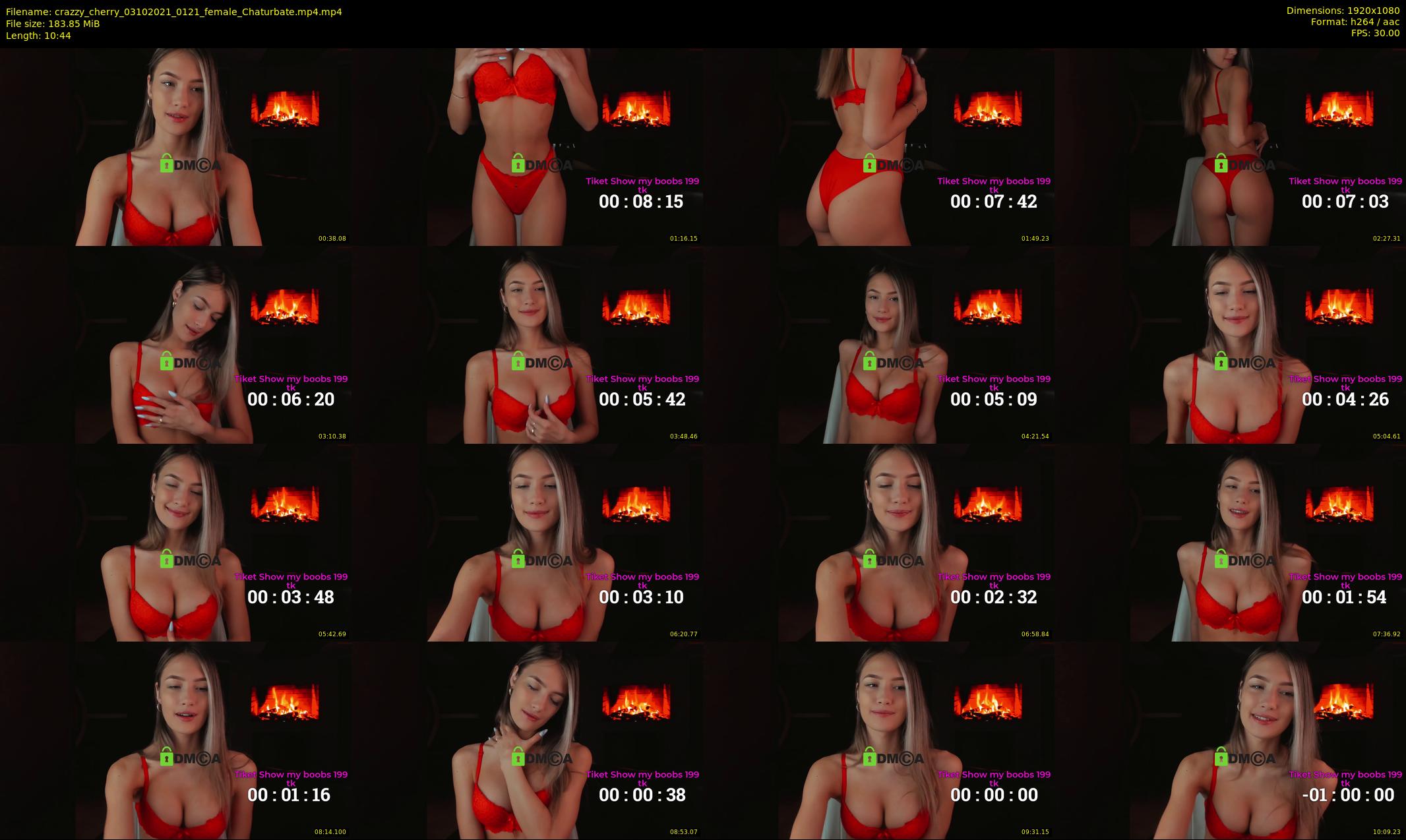 crazzy_cherry — 11 minute Chaturbate female cam show recording, 1080p, Oct 3, 2021