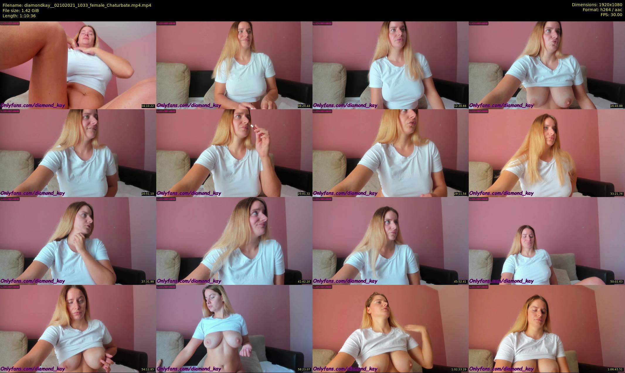 diamondkay_ — 71 minute Chaturbate female cam show recording, 1080p, Oct 2, 2021