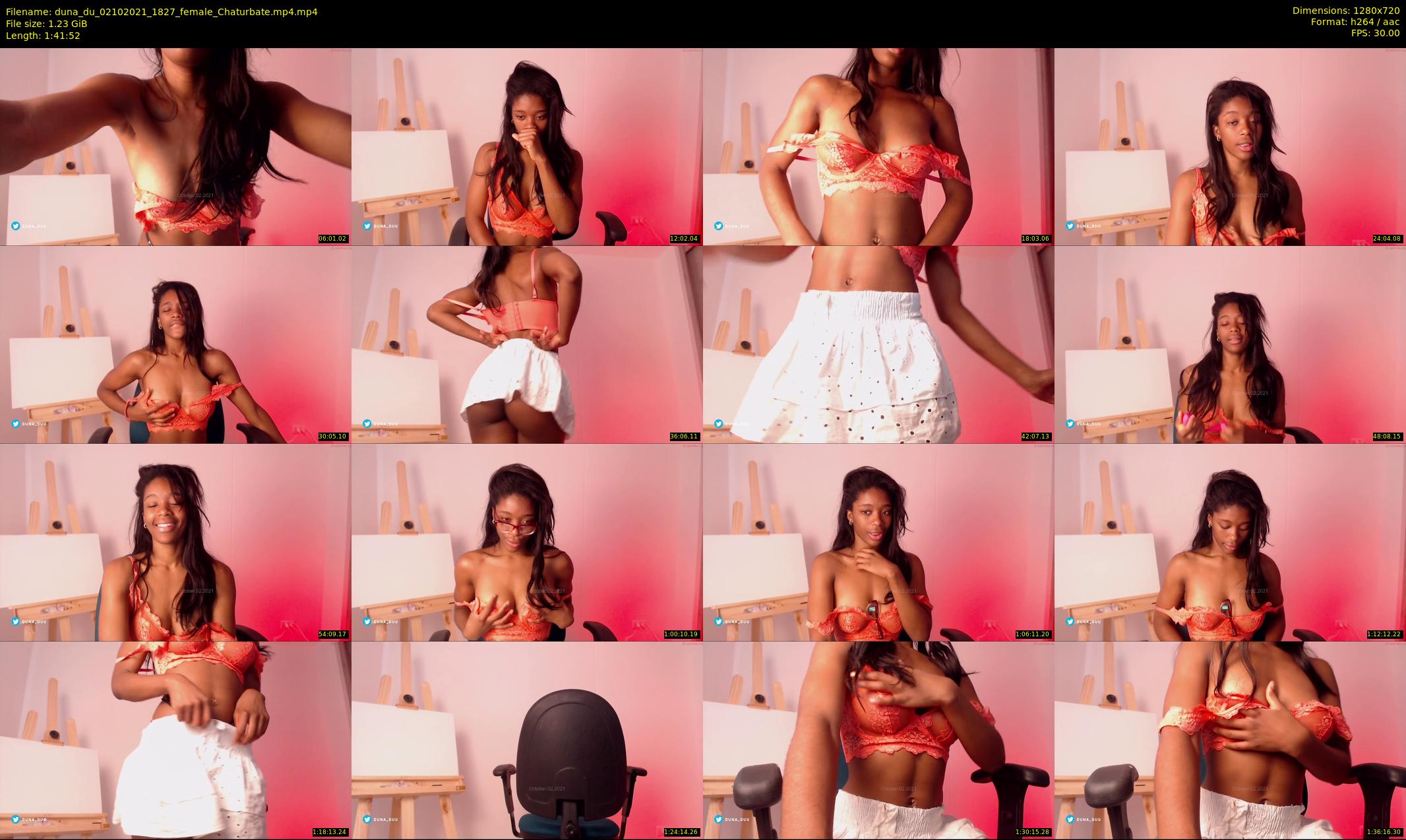duna_du — 102 minute Chaturbate female cam show recording, 720p, Oct 2, 2021