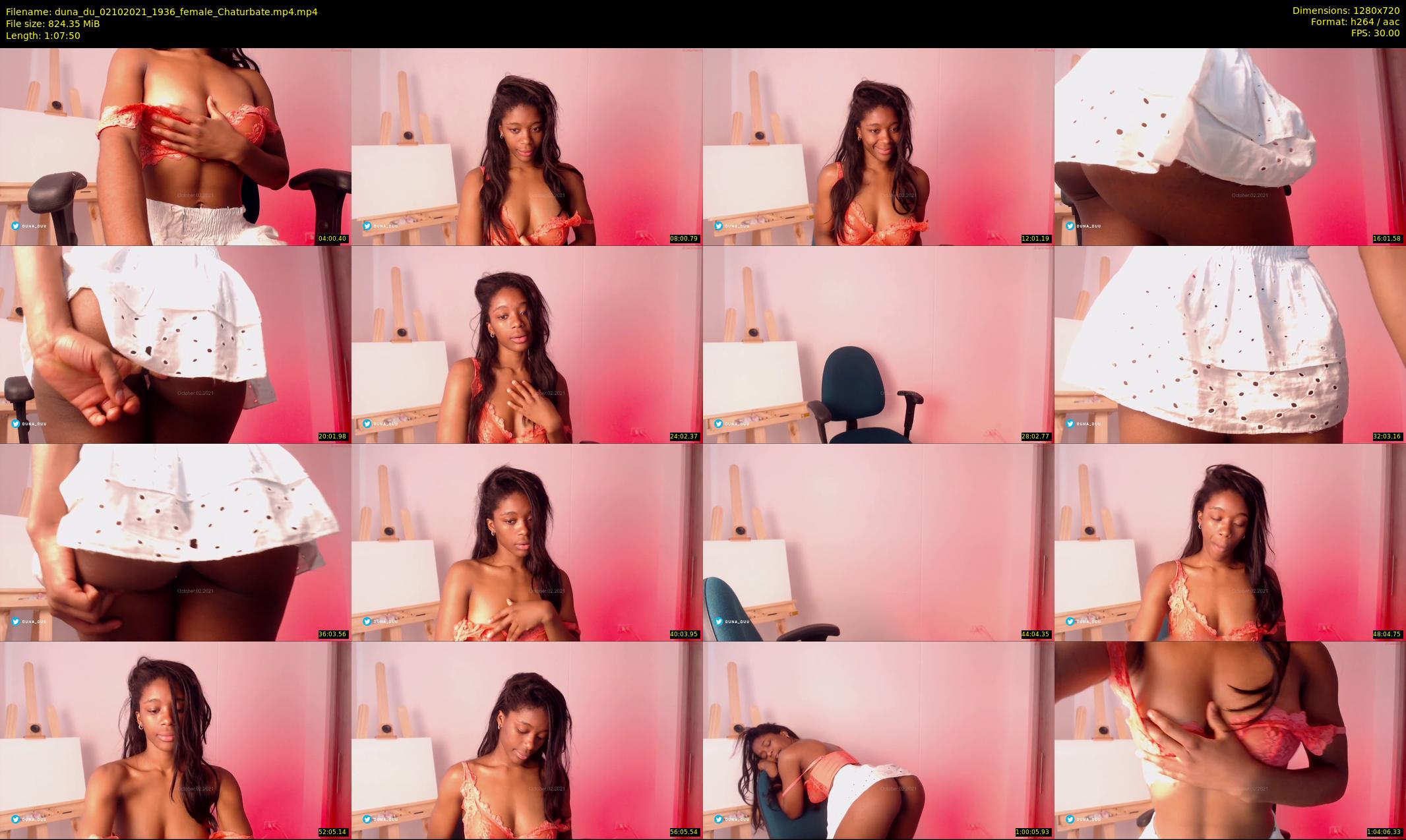 duna_du — 68 minute Chaturbate female cam show recording, 720p, Oct 2, 2021