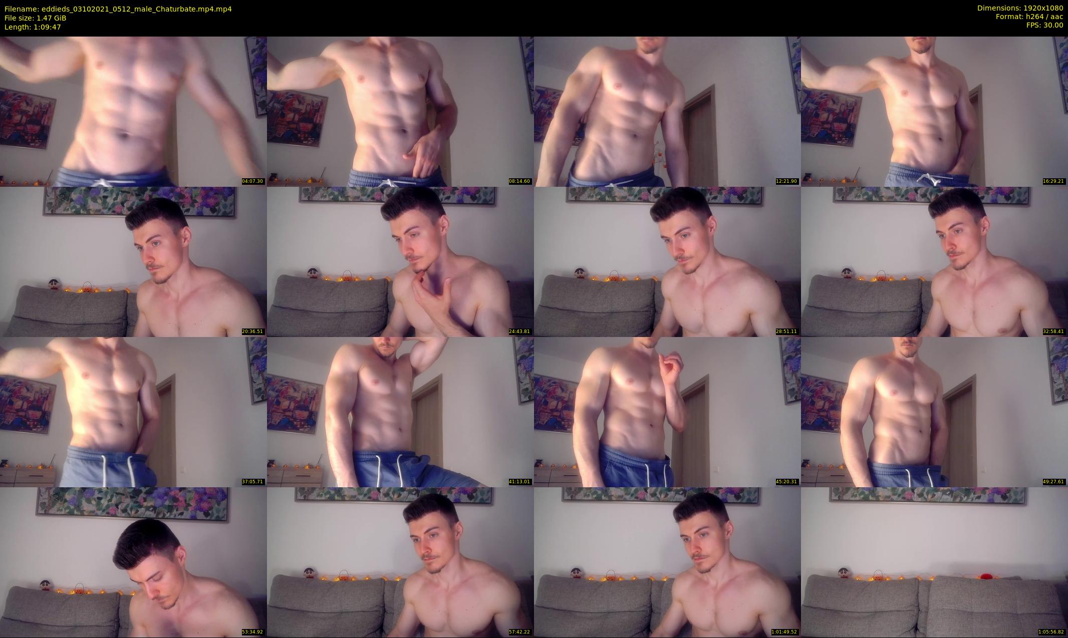 eddieds — 70 minute Chaturbate male cam show recording, 1080p, Oct 3, 2021