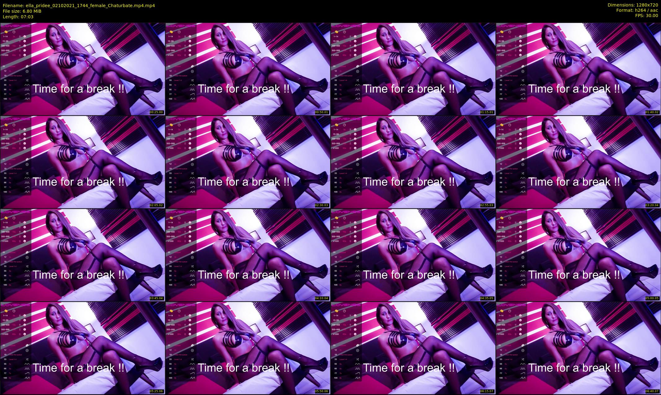 ella_pridee — 8 minute Chaturbate female cam show recording, 720p, Oct 2, 2021