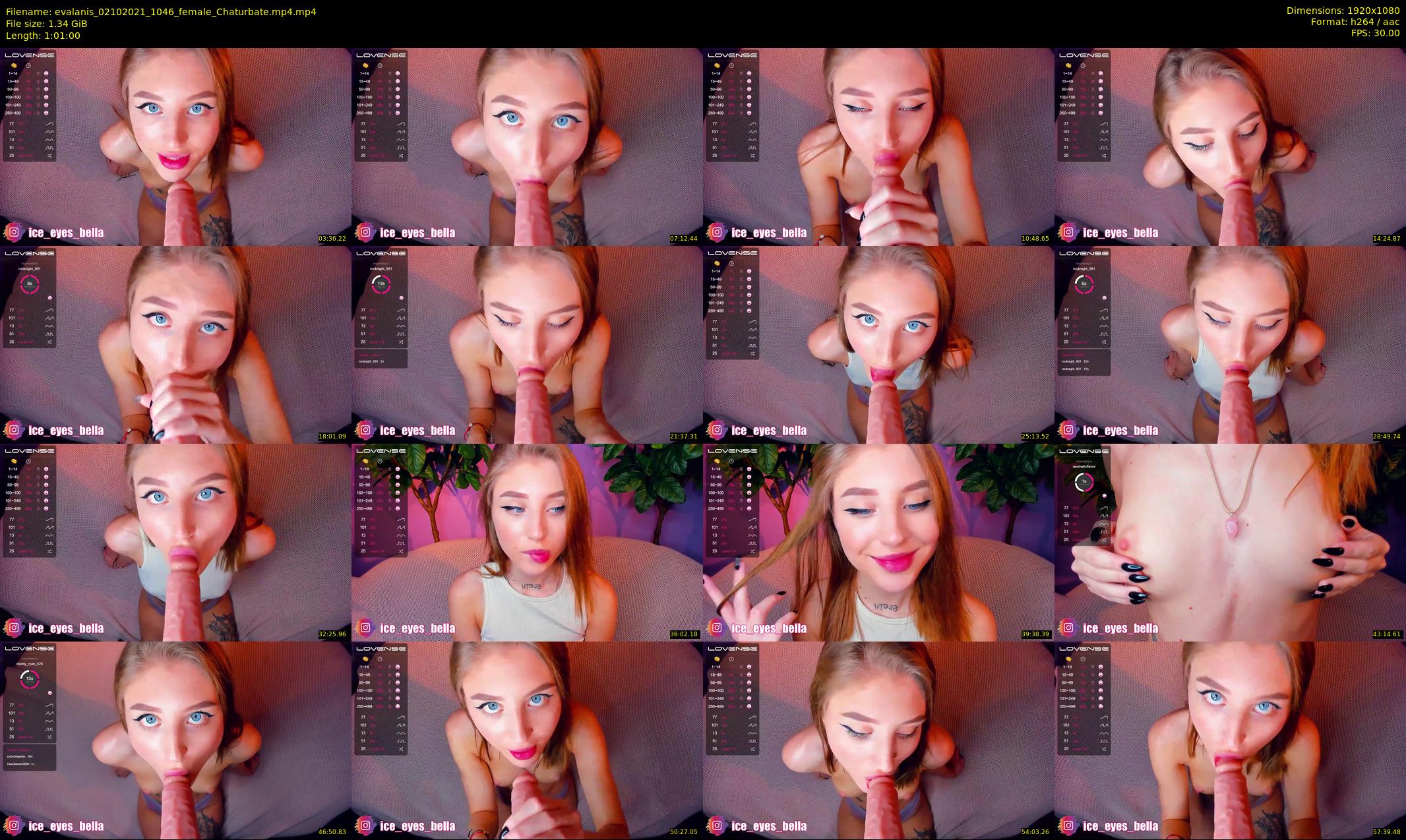 evalanis — 61 minute Chaturbate couple cam show recording, 1080p, Oct 2, 2021