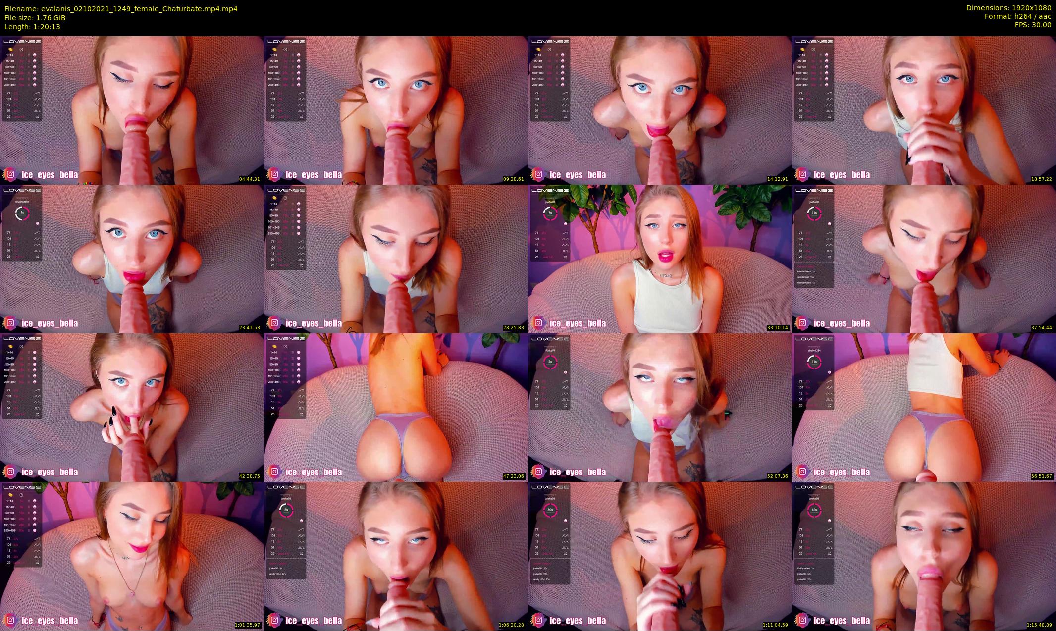 evalanis — 81 minute Chaturbate couple cam show recording, 1080p, Oct 2, 2021