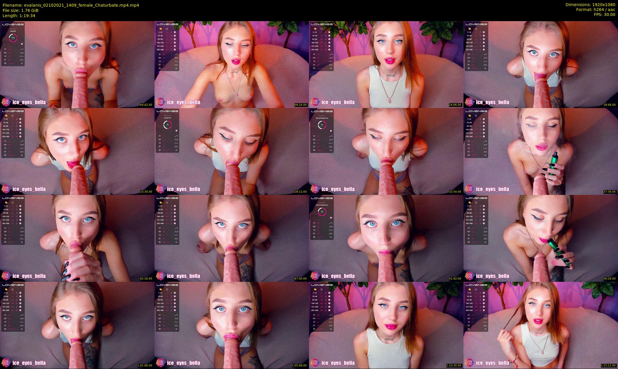 evalanis — 80 minute Chaturbate couple cam show recording, 1080p, Oct 2, 2021