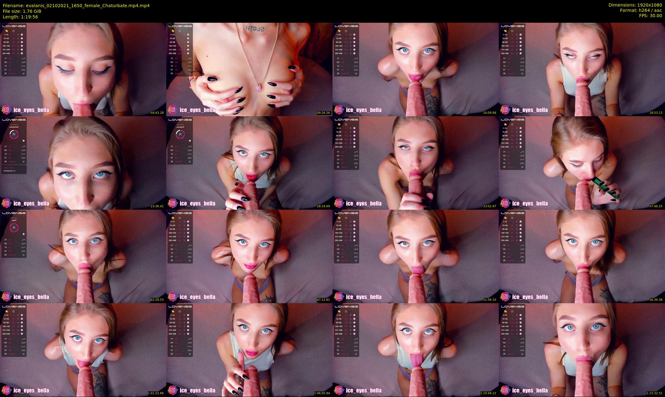evalanis — 80 minute Chaturbate couple cam show recording, 1080p, Oct 2, 2021