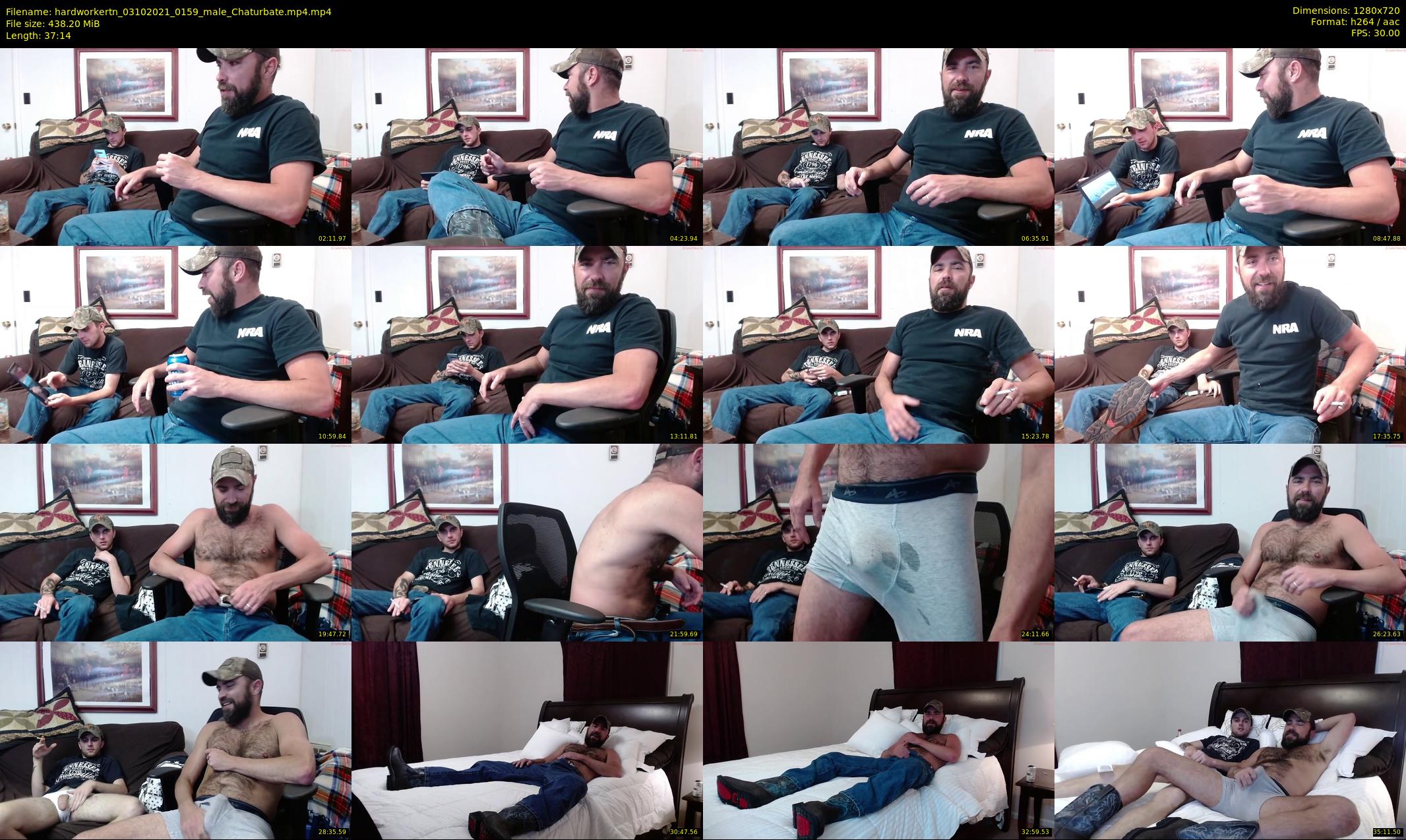 hardworkertn — 38 minute Chaturbate male cam show recording, 720p, Oct 3, 2021