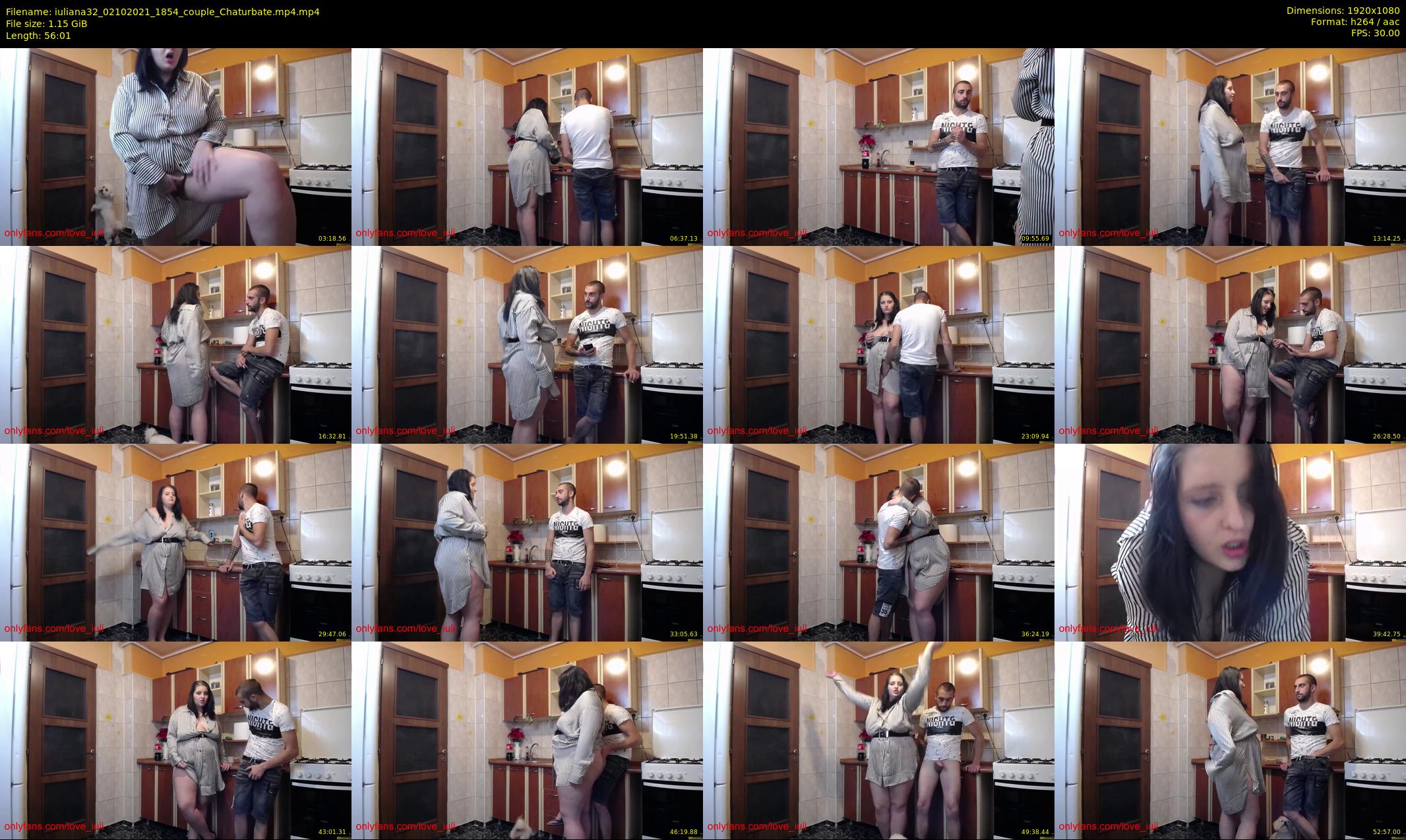 iuliana32 — 57 minute Chaturbate couple cam show recording, 1080p, Oct 2, 2021