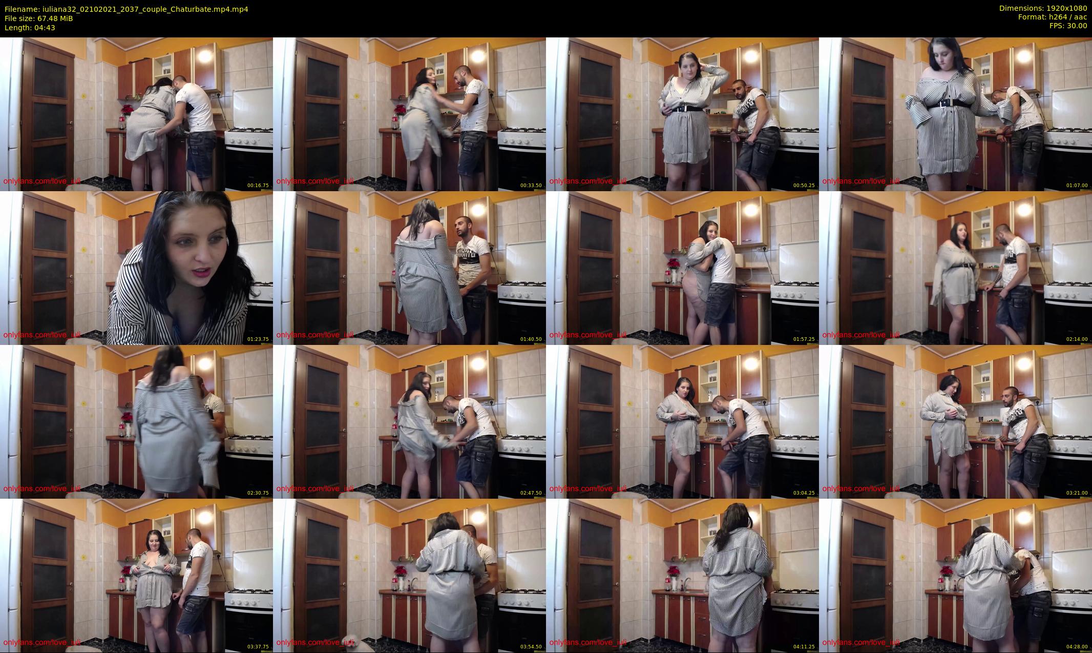 iuliana32 — 5 minute Chaturbate couple cam show recording, 1080p, Oct 2, 2021