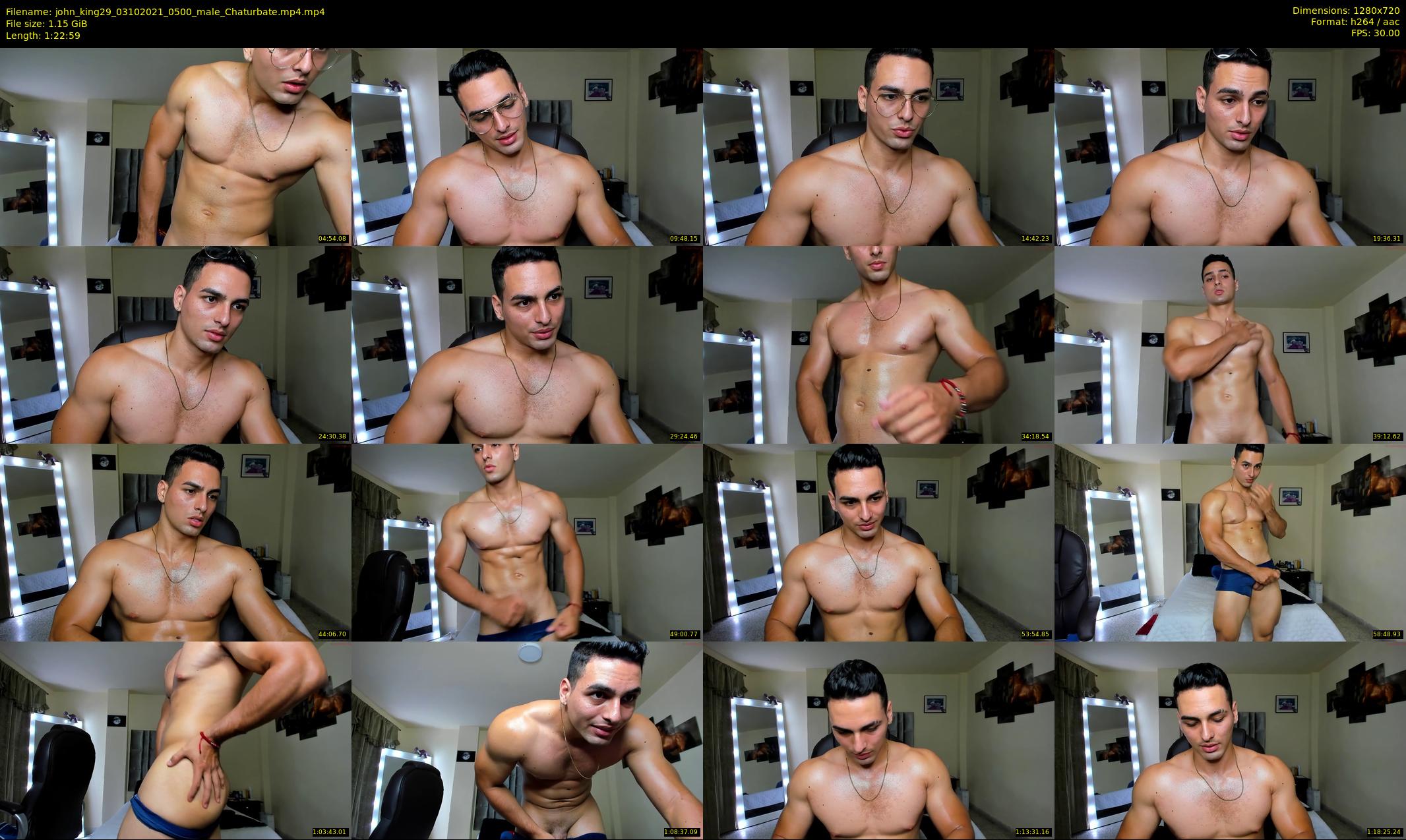 john_king29 — 83 minute Chaturbate male cam show recording, 720p, Oct 3, 2021