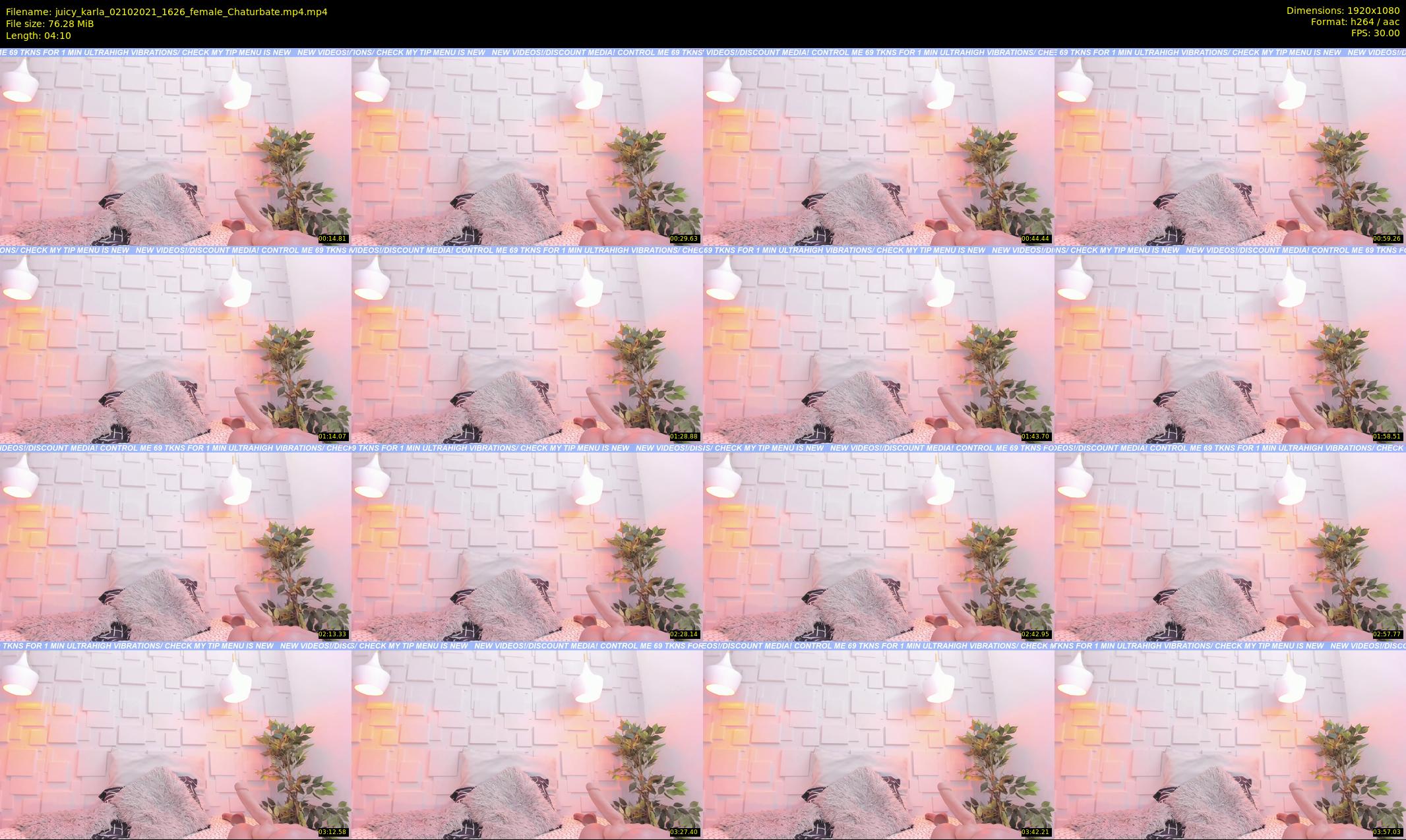 juicy_karla — 5 minute Chaturbate female cam show recording, 1080p, Oct 2, 2021