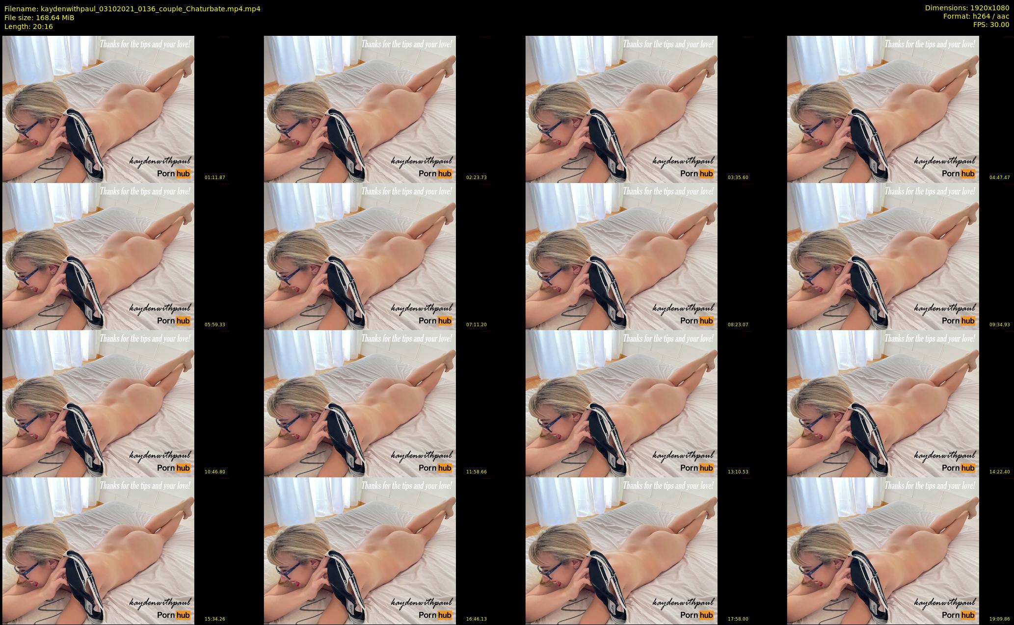 kaydenwithpaul — 21 minute Chaturbate couple cam show recording, 1080p, Oct 3, 2021