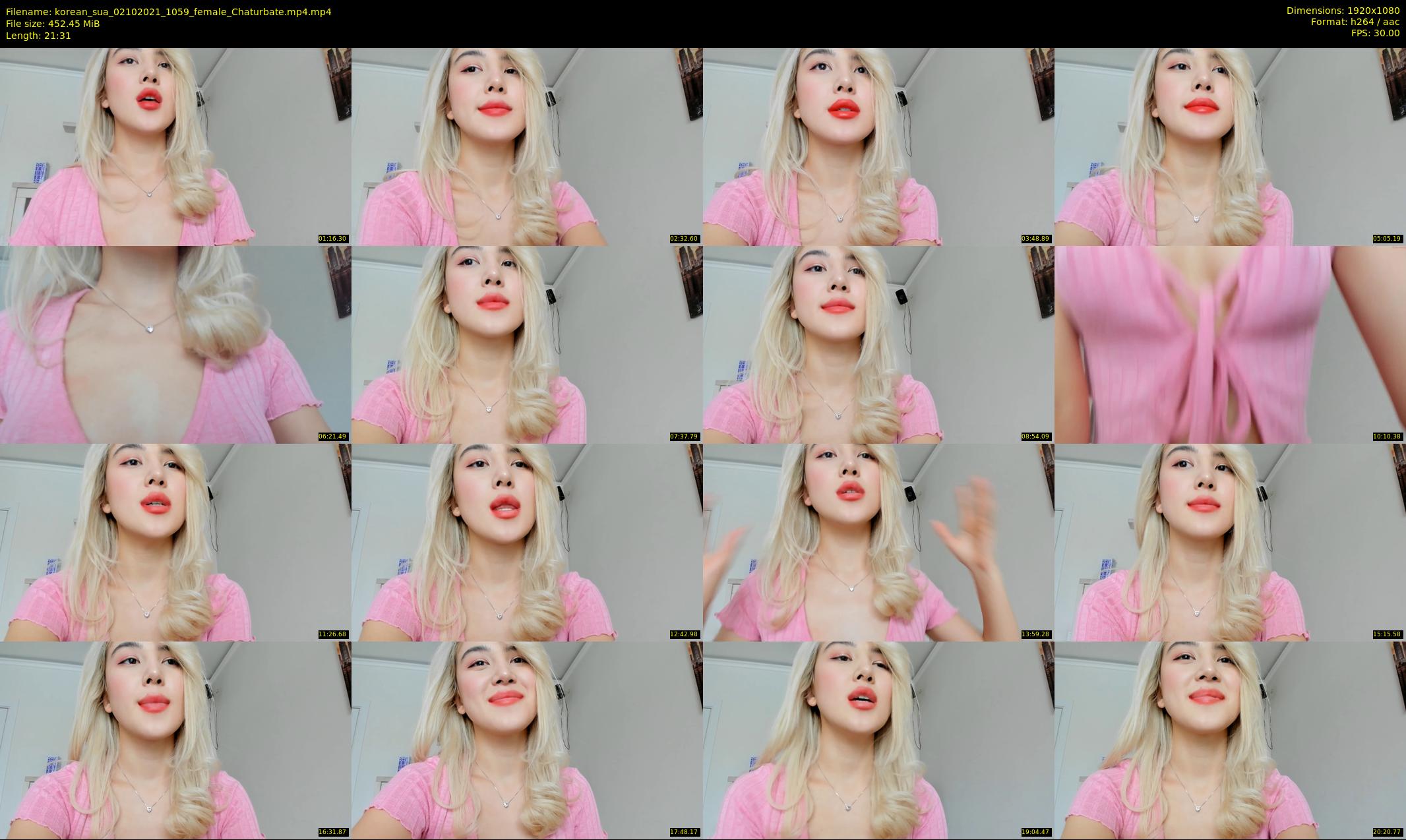 korean_sua — 22 minute Chaturbate female cam show recording, 1080p, Oct 2, 2021