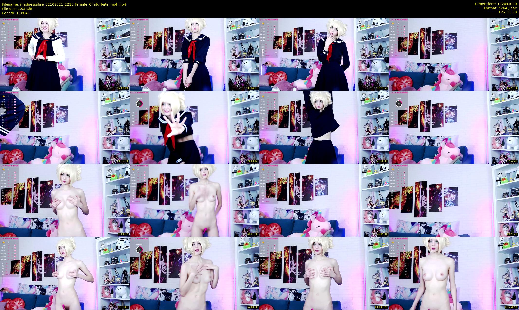 madnessalise — 70 minute Chaturbate female cam show recording, 1080p, Oct 2, 2021