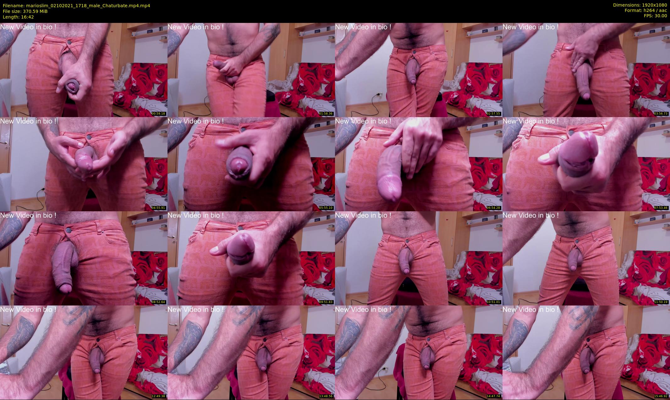 marioslim — 17 minute Chaturbate male cam show recording, 1080p, Oct 2, 2021