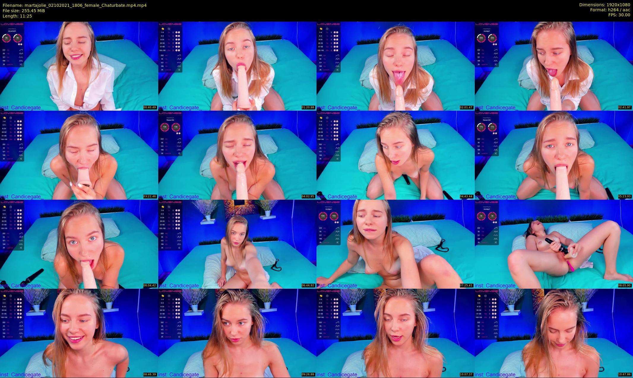 martajolie — 12 minute Chaturbate female cam show recording, 1080p, Oct 2, 2021