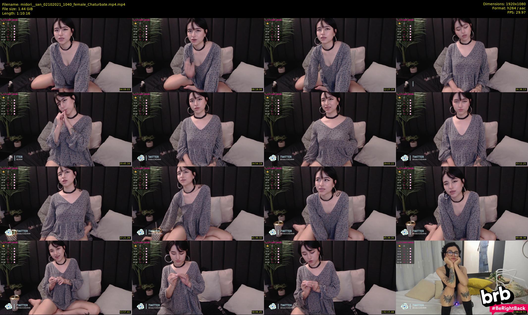 midori__san — 71 minute Chaturbate female cam show recording, 1080p, Oct 2, 2021