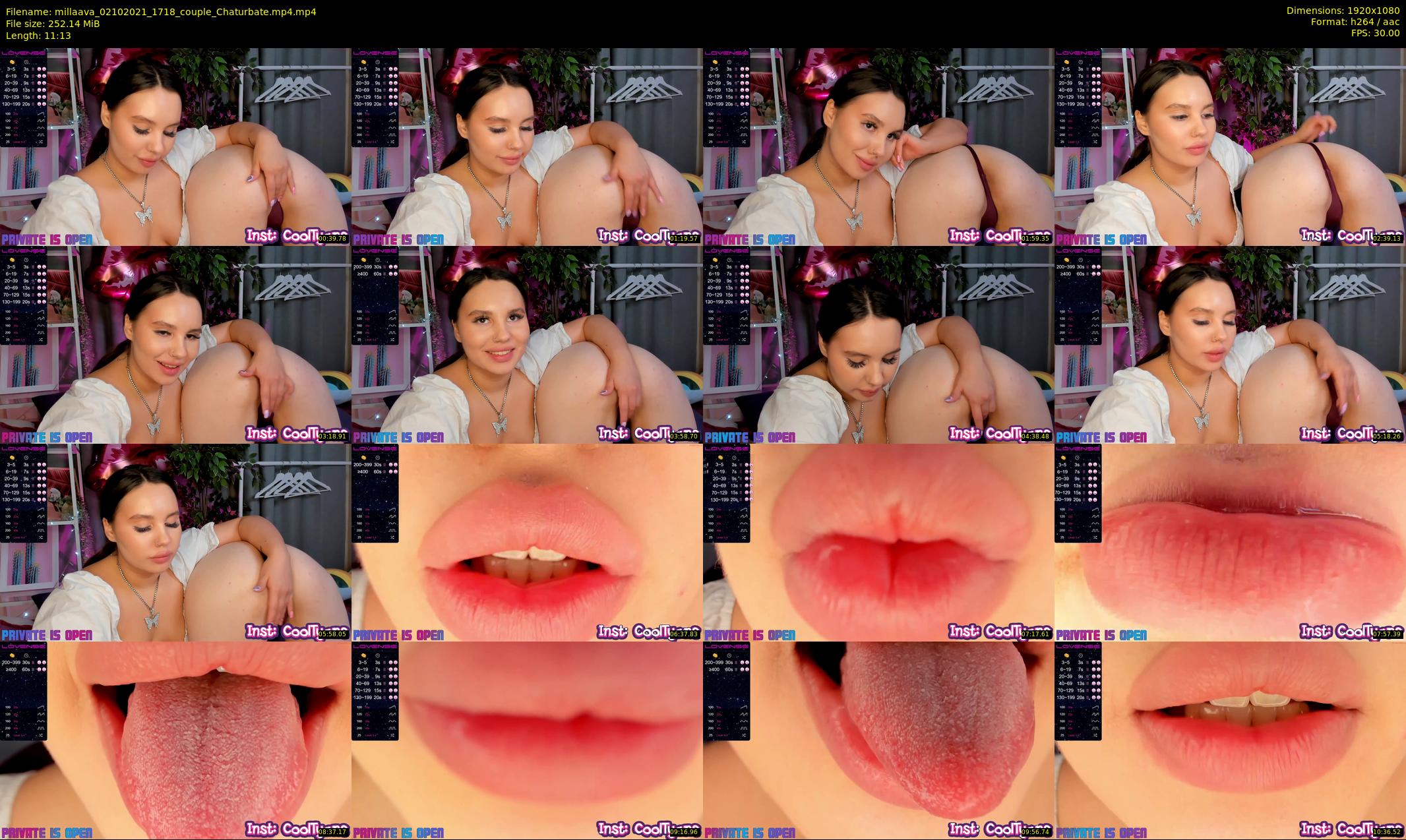millaava — 12 minute Chaturbate female cam show recording, 1080p, Oct 2, 2021