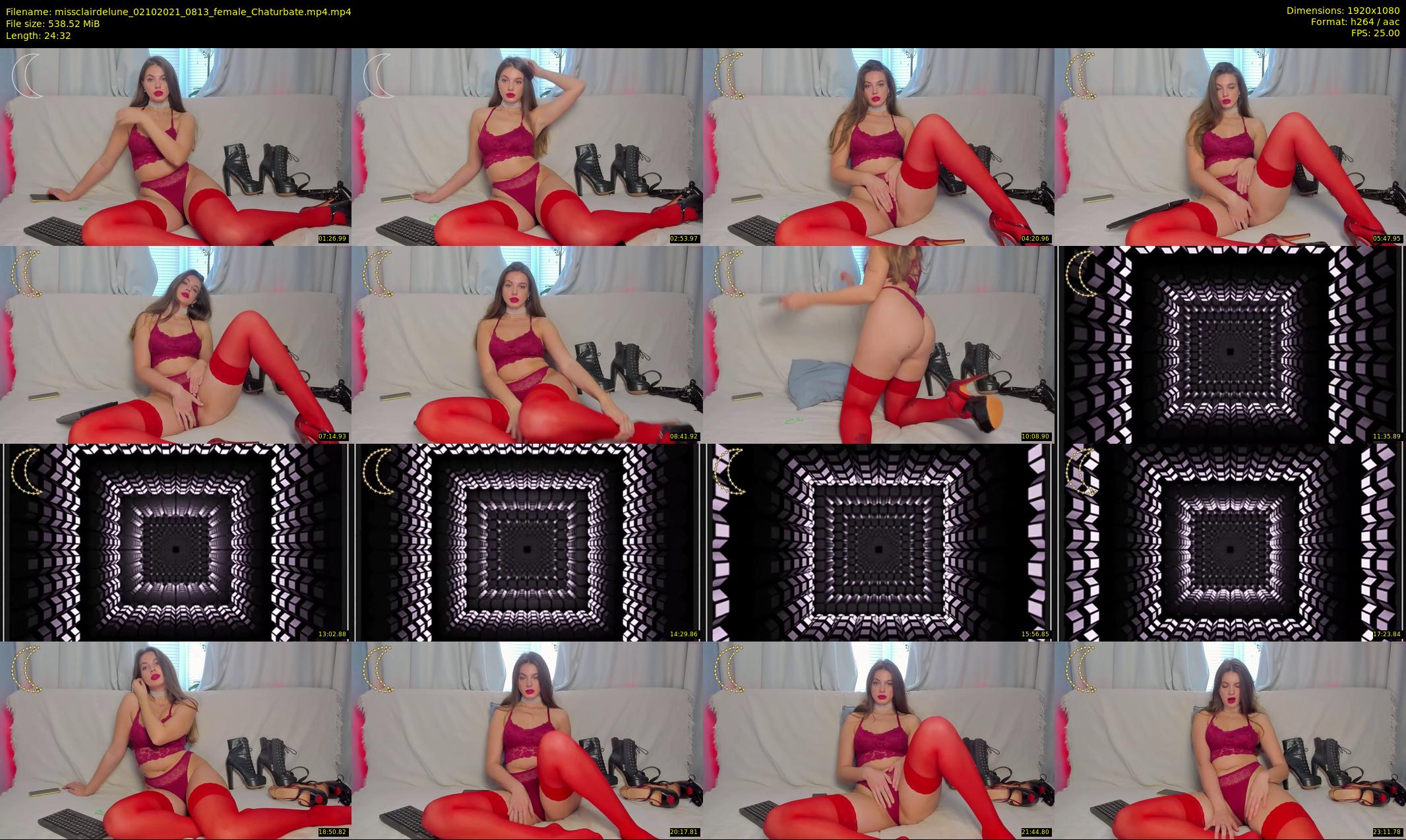 missclairdelune — 25 minute Chaturbate female cam show recording, 1080p, Oct 2, 2021
