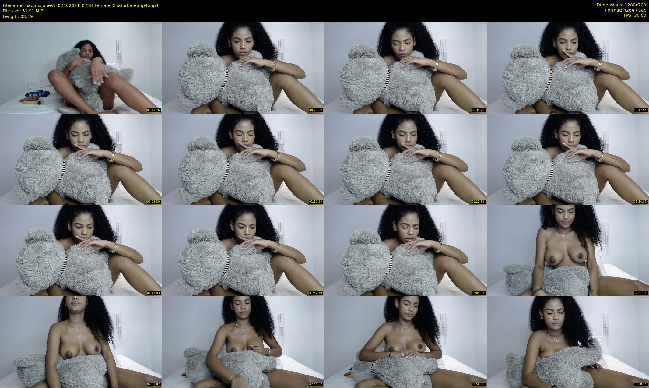 naomixjones1 — 4 minute Chaturbate female cam show recording, 720p, Oct 2, 2021