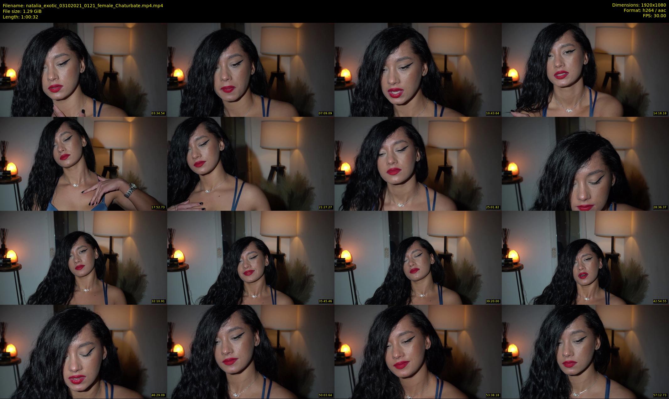 natalia_exotic — 61 minute Chaturbate female cam show recording, 1080p, Oct 3, 2021